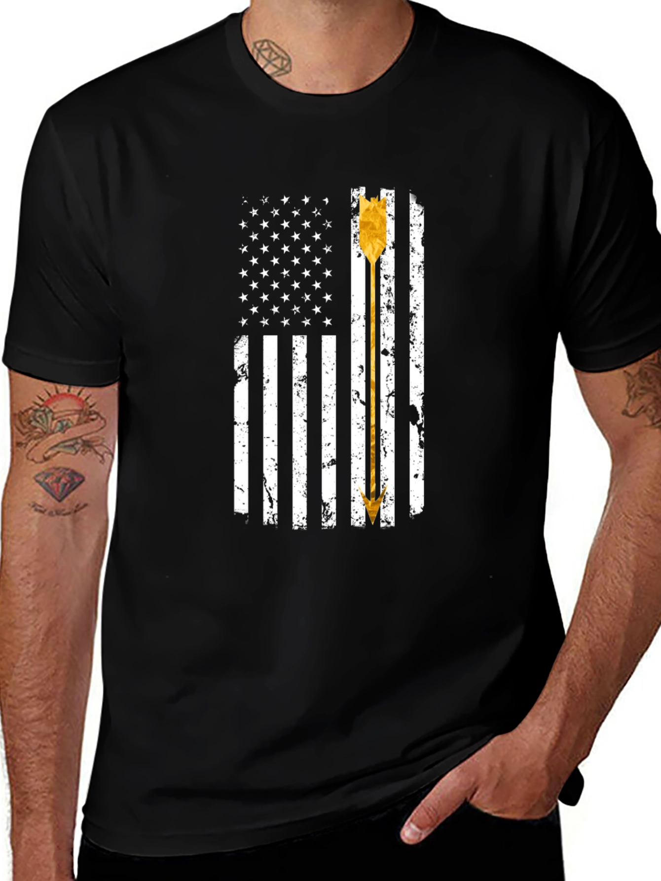 American Flag Arrow T-Shirt