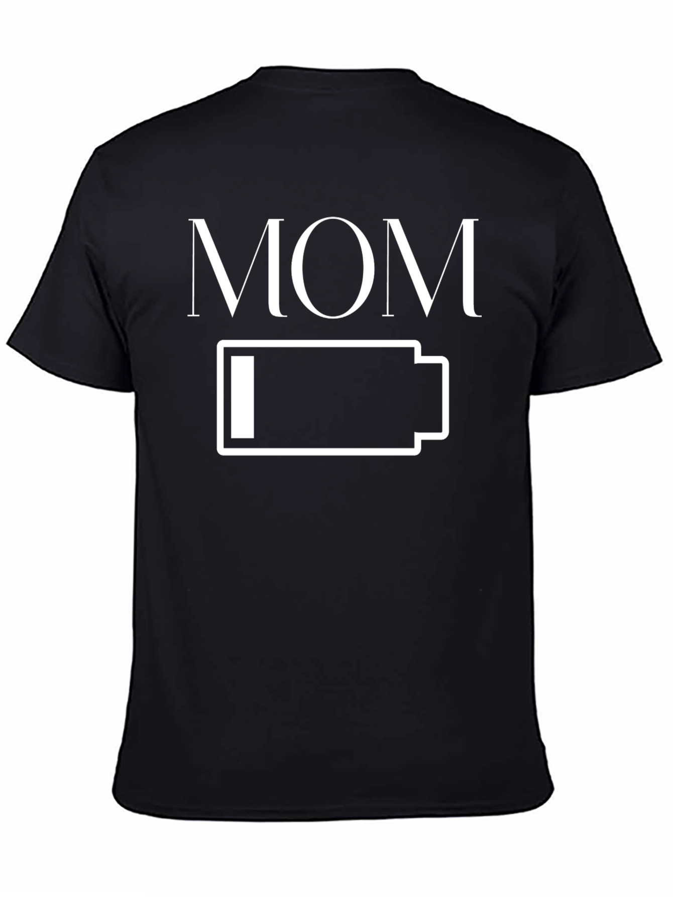 Mom Low Battery T-Shirt - Funny Mothers Day Gift