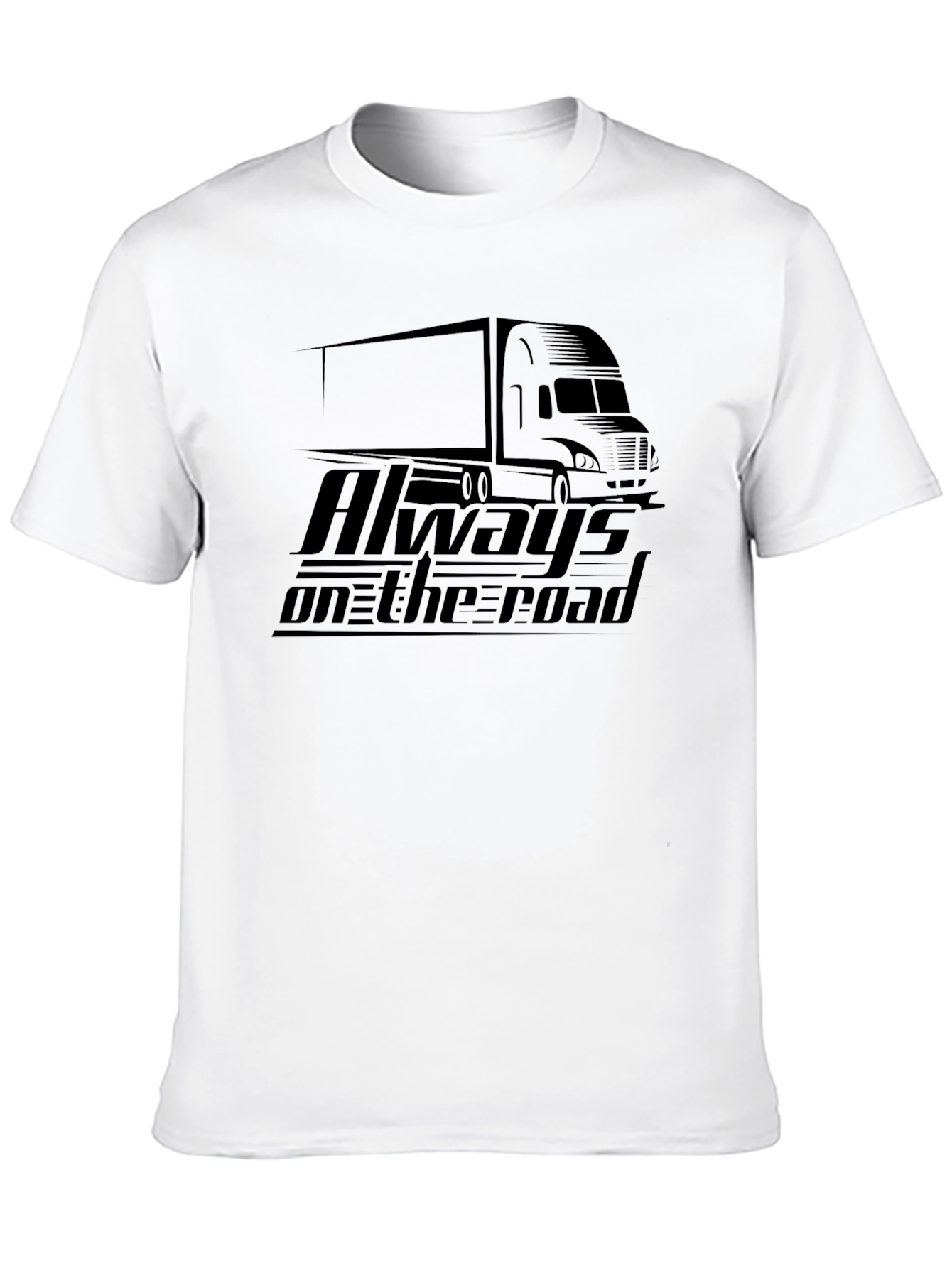 Always on the Road Trucker T-Shirt