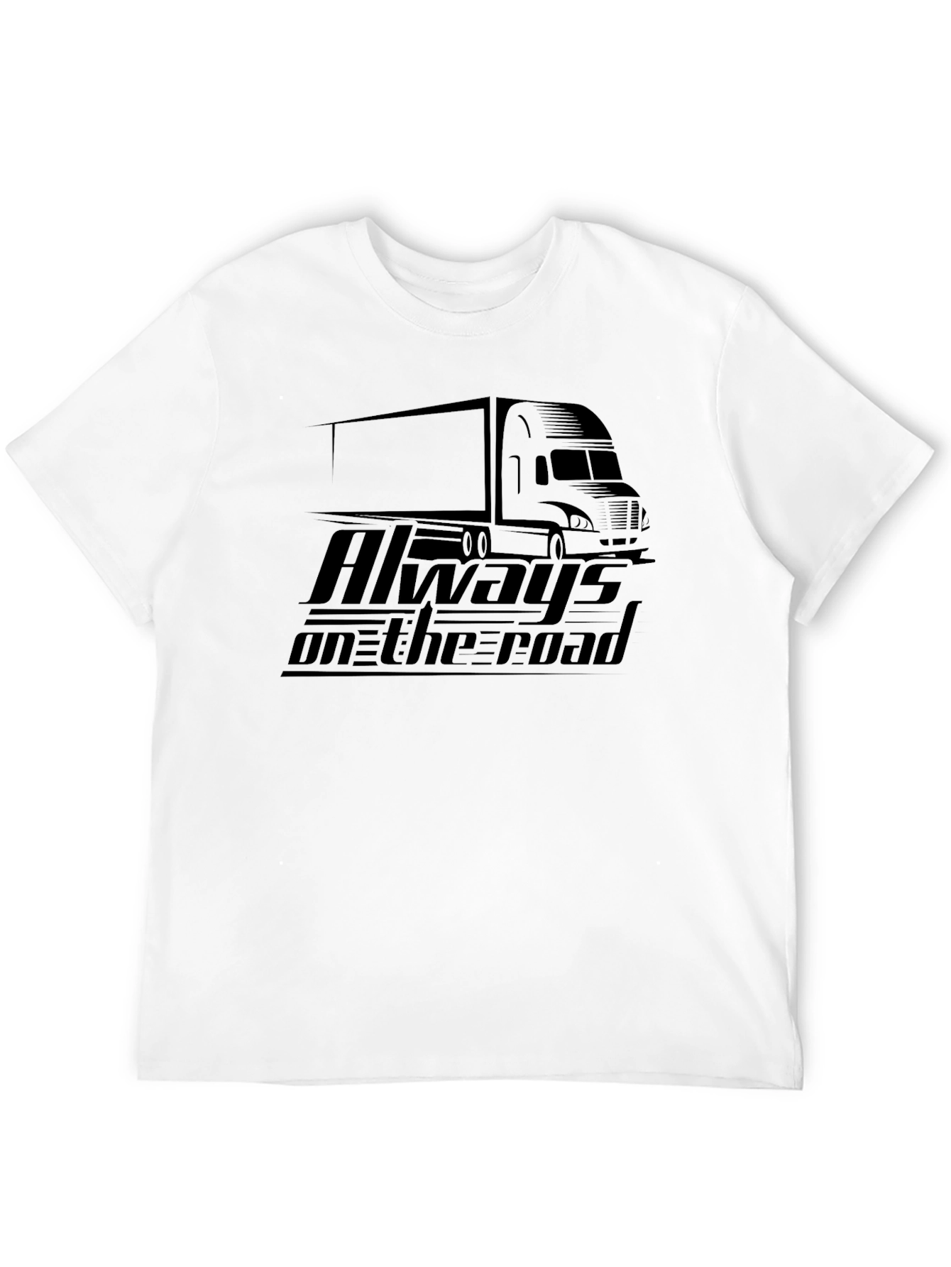 Always on the Road Trucker T-Shirt