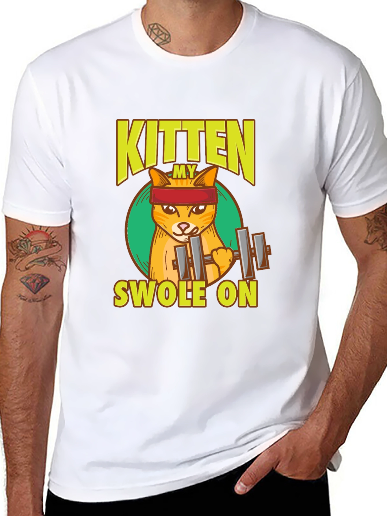 My Kitten Swole On T-Shirt - Gym Cat
