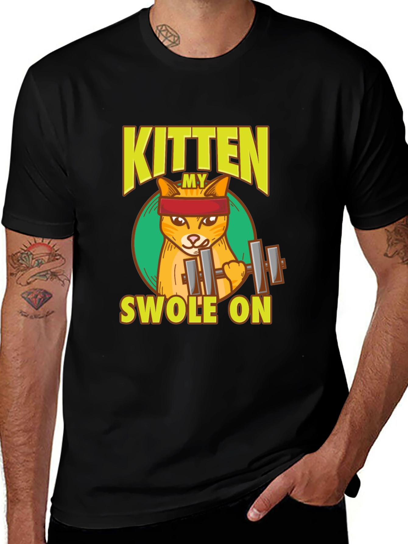 My Kitten Swole On T-Shirt - Gym Cat
