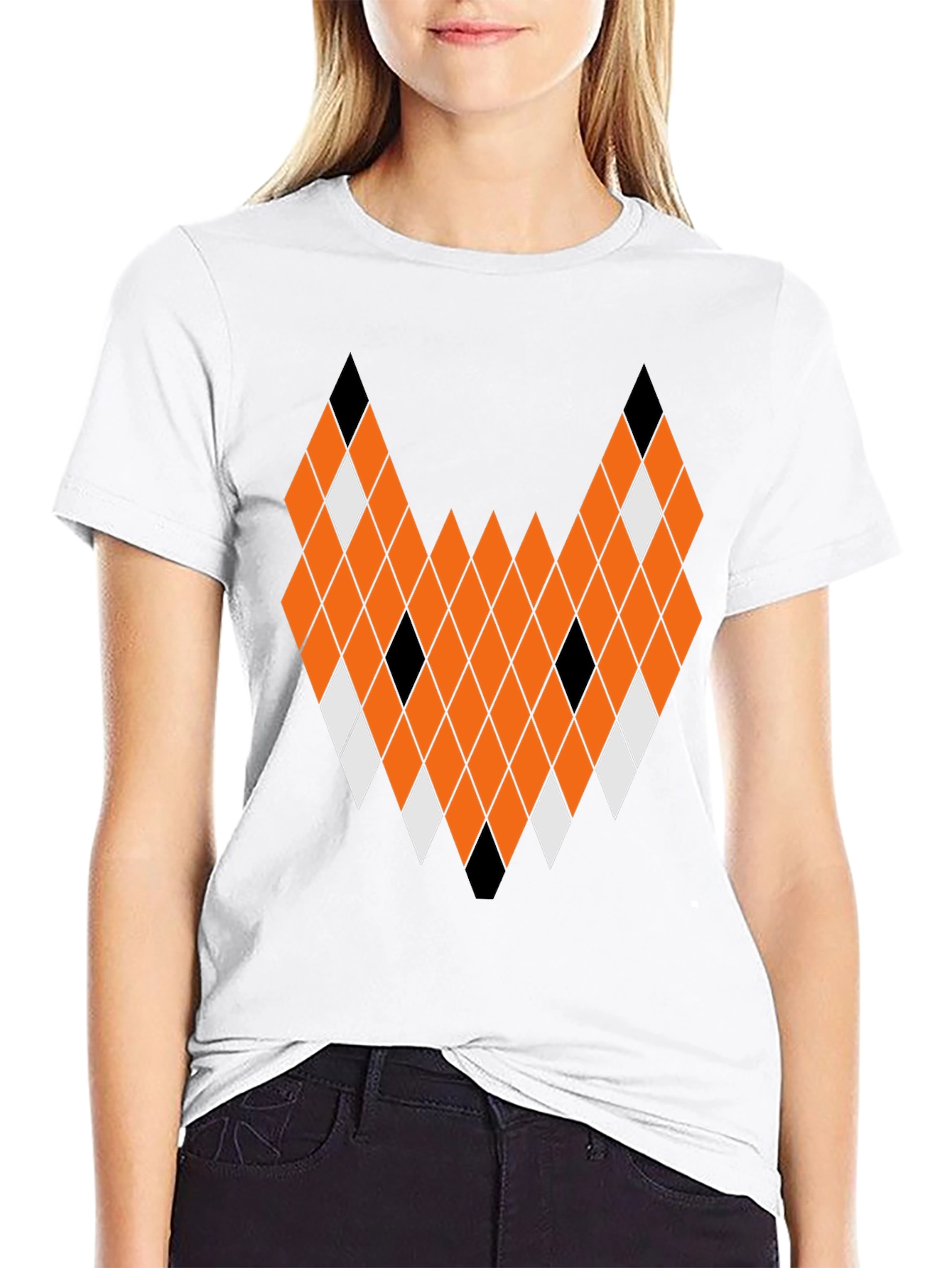 Geometric Fox Tee - Unique Graphic Print T-Shirt