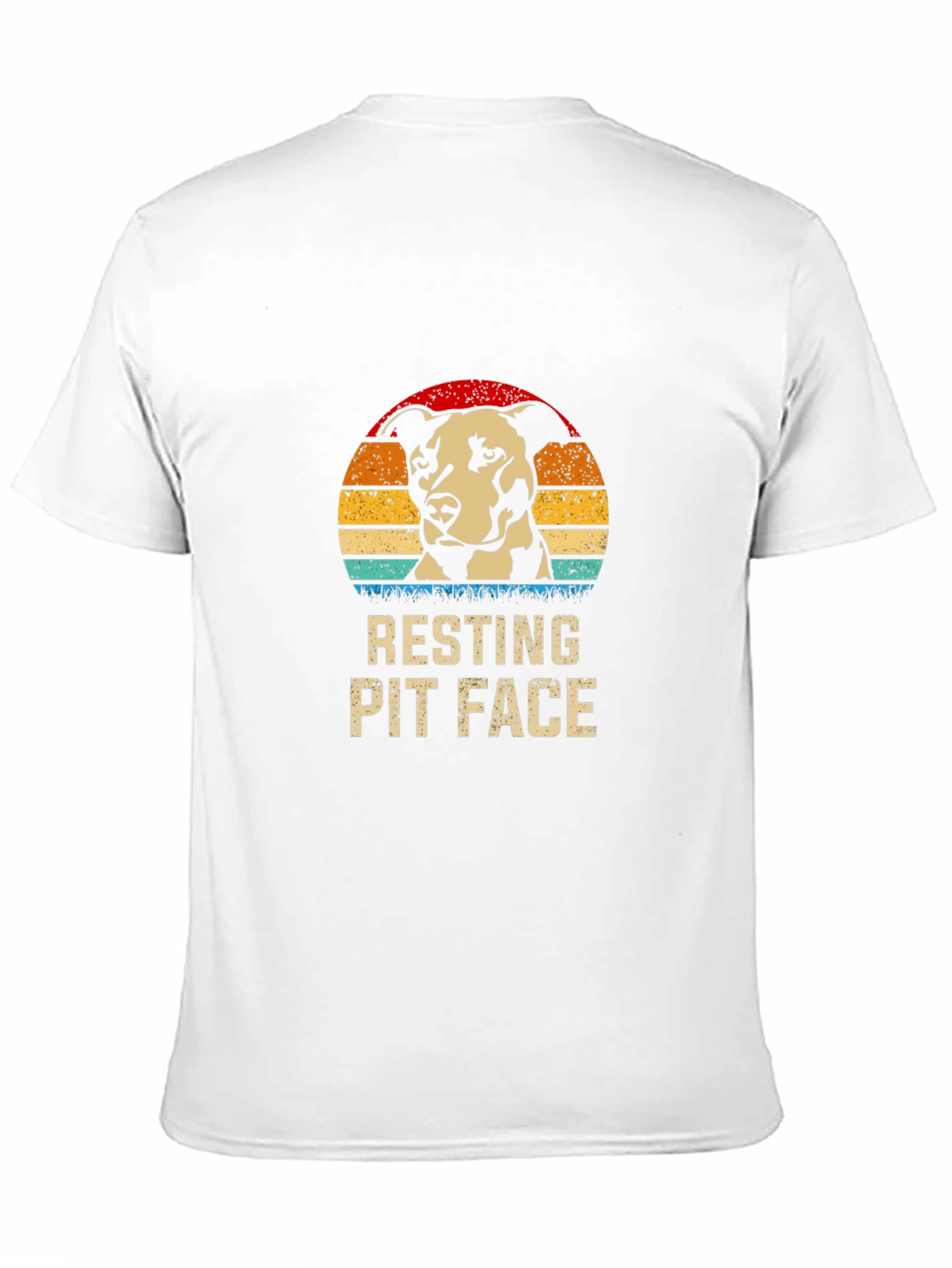 Resting Pit Face Graphic T-Shirt - Black
