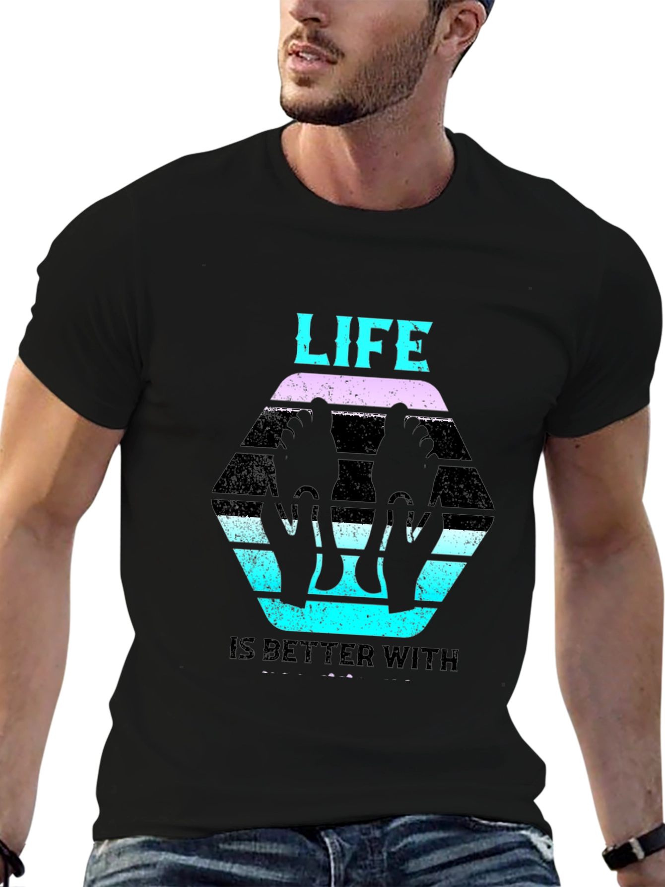 Life is Better With Feet T-Shirt