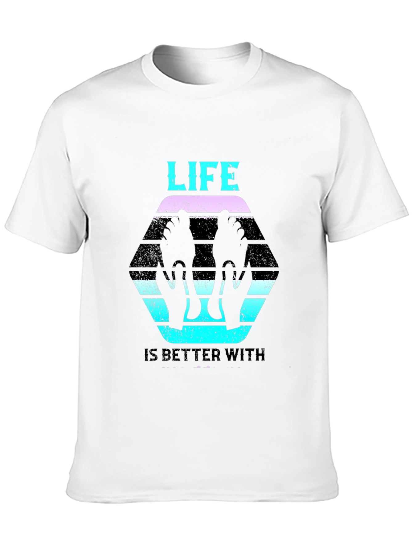 Life is Better With Feet T-Shirt