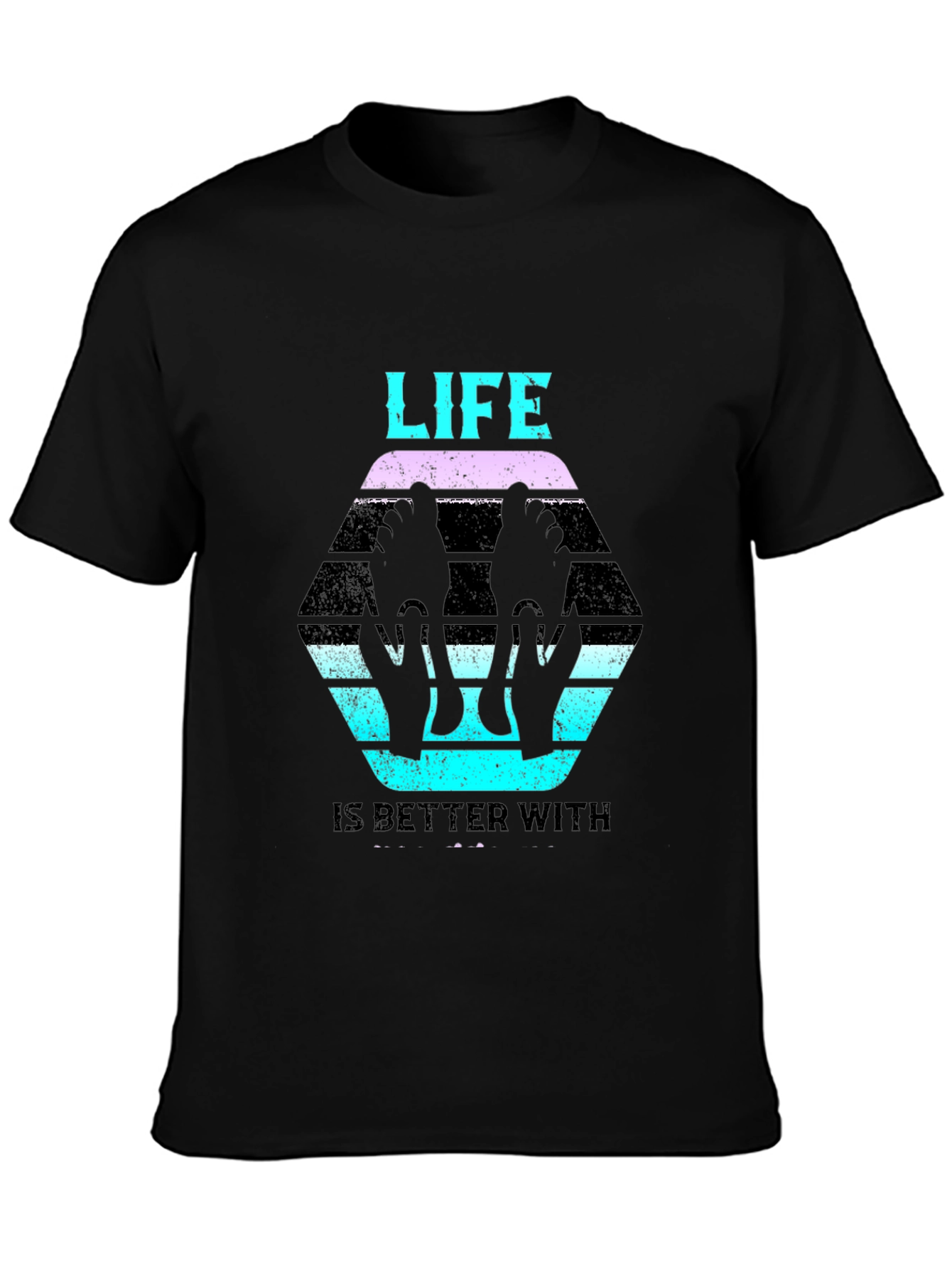Life is Better With Feet T-Shirt