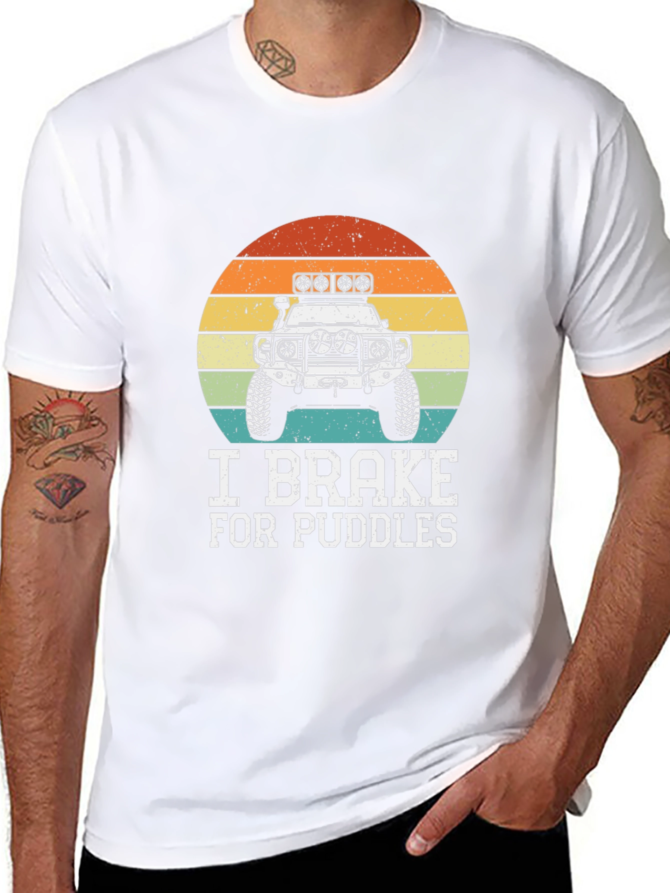 I Brake For Puddles Off-Road Vehicle T-Shirt