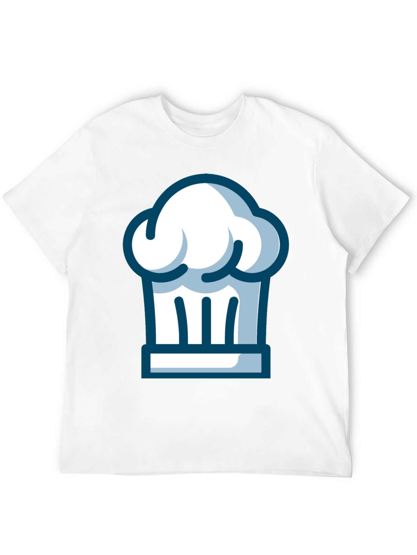 Chef Hat Graphic Tee - Black Cotton T-Shirt
