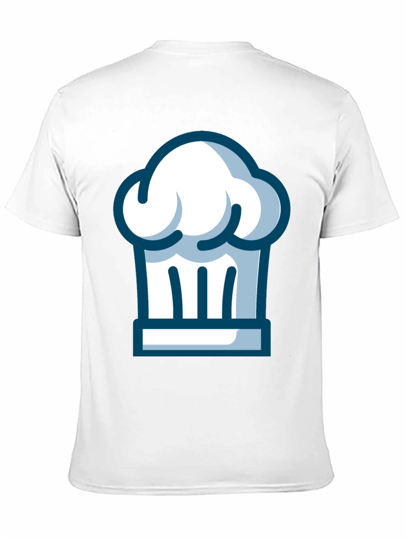 Chef Hat Graphic Tee - Black Cotton T-Shirt