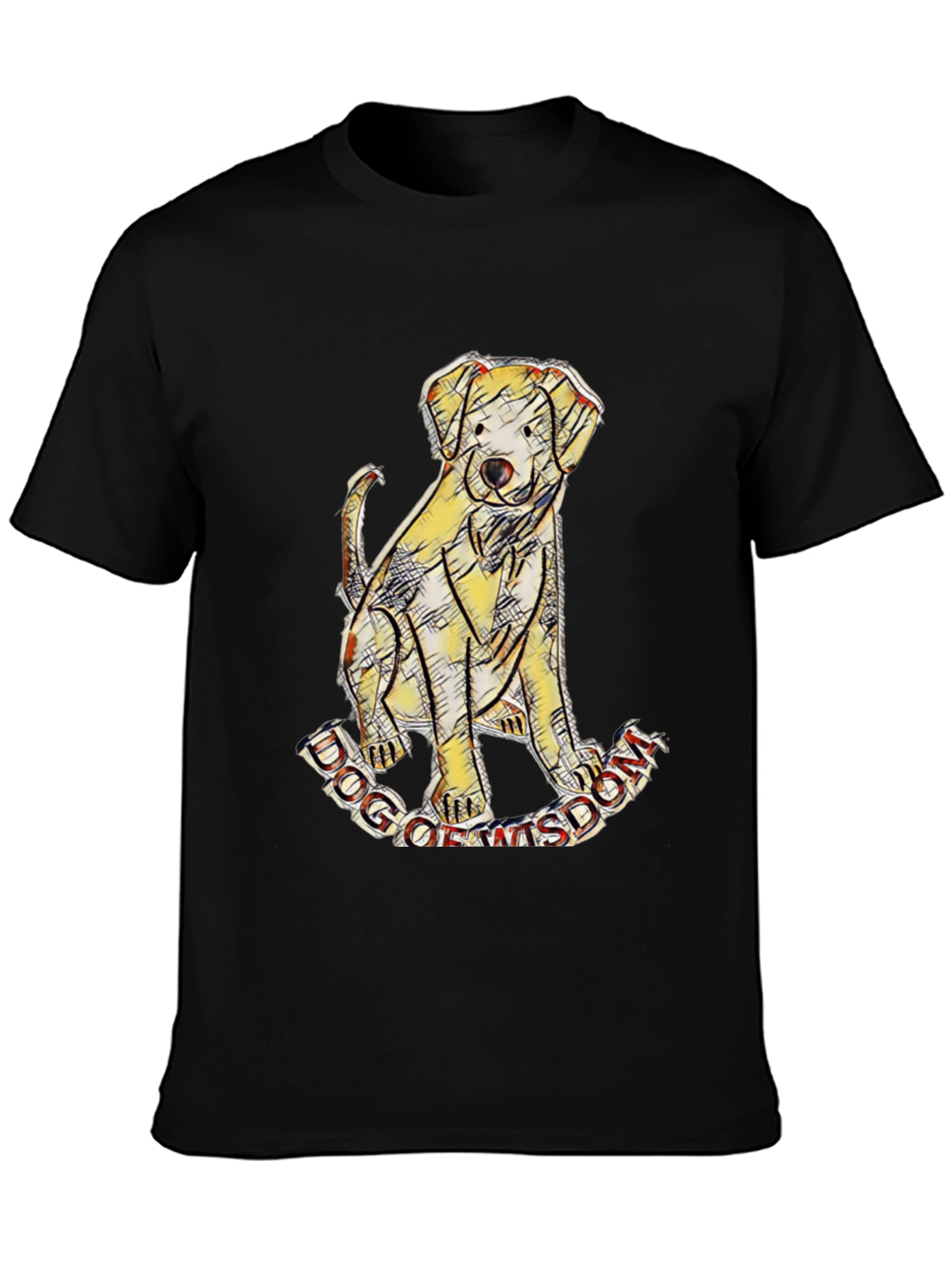 Dog of Wisdom Graphic T-Shirt