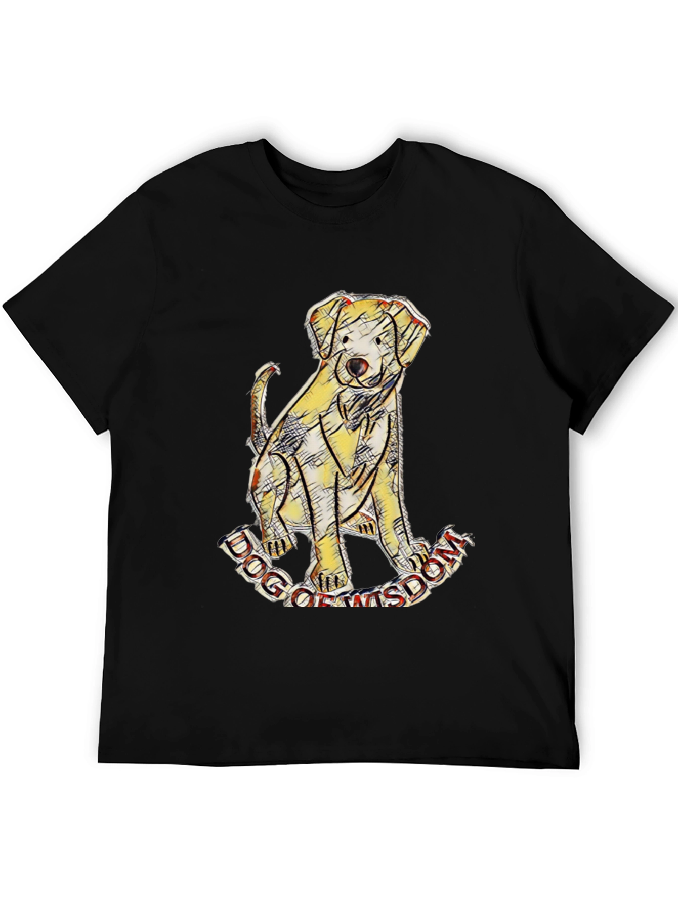 Dog of Wisdom Graphic T-Shirt