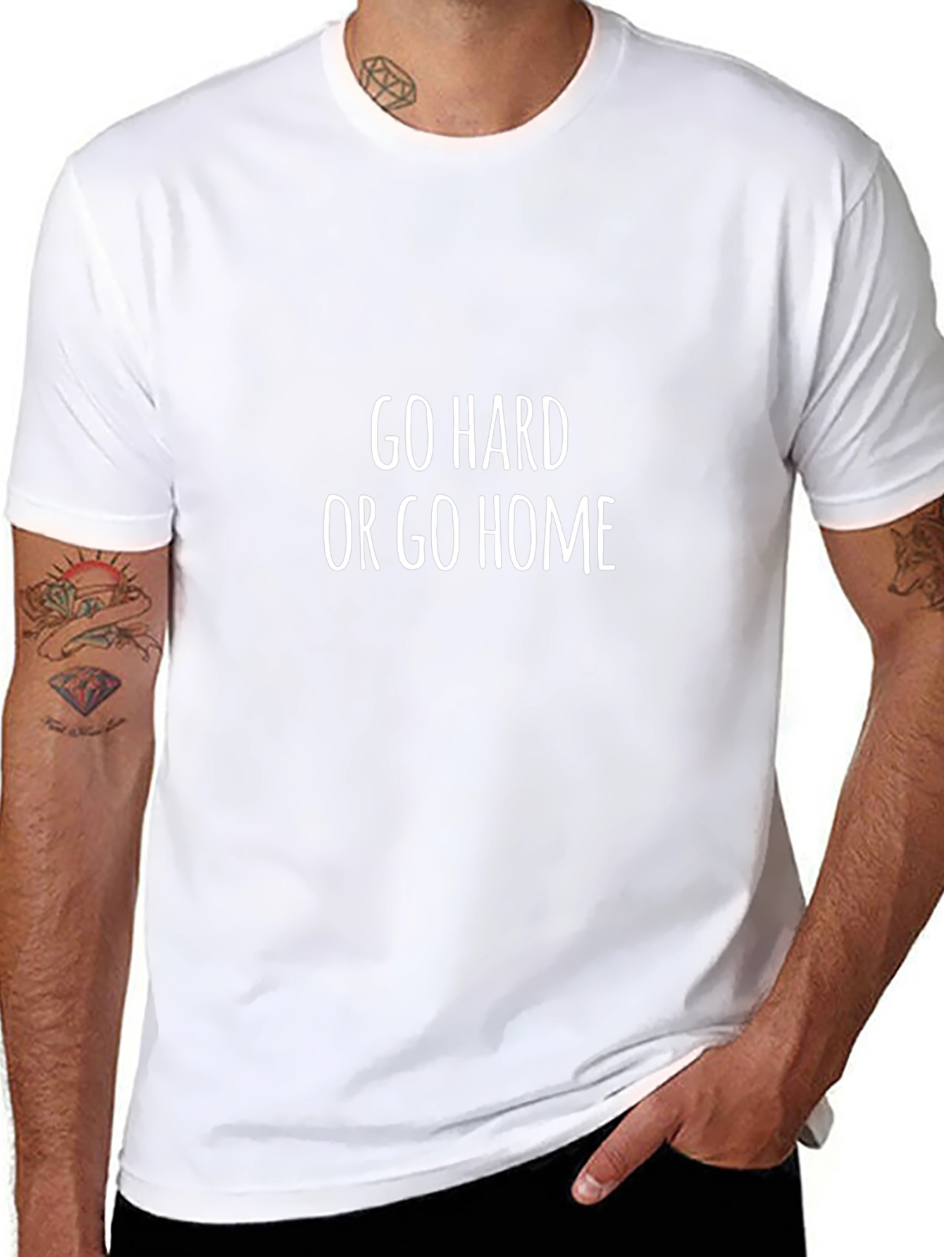 Go Hard or Go Home Graphic Tee