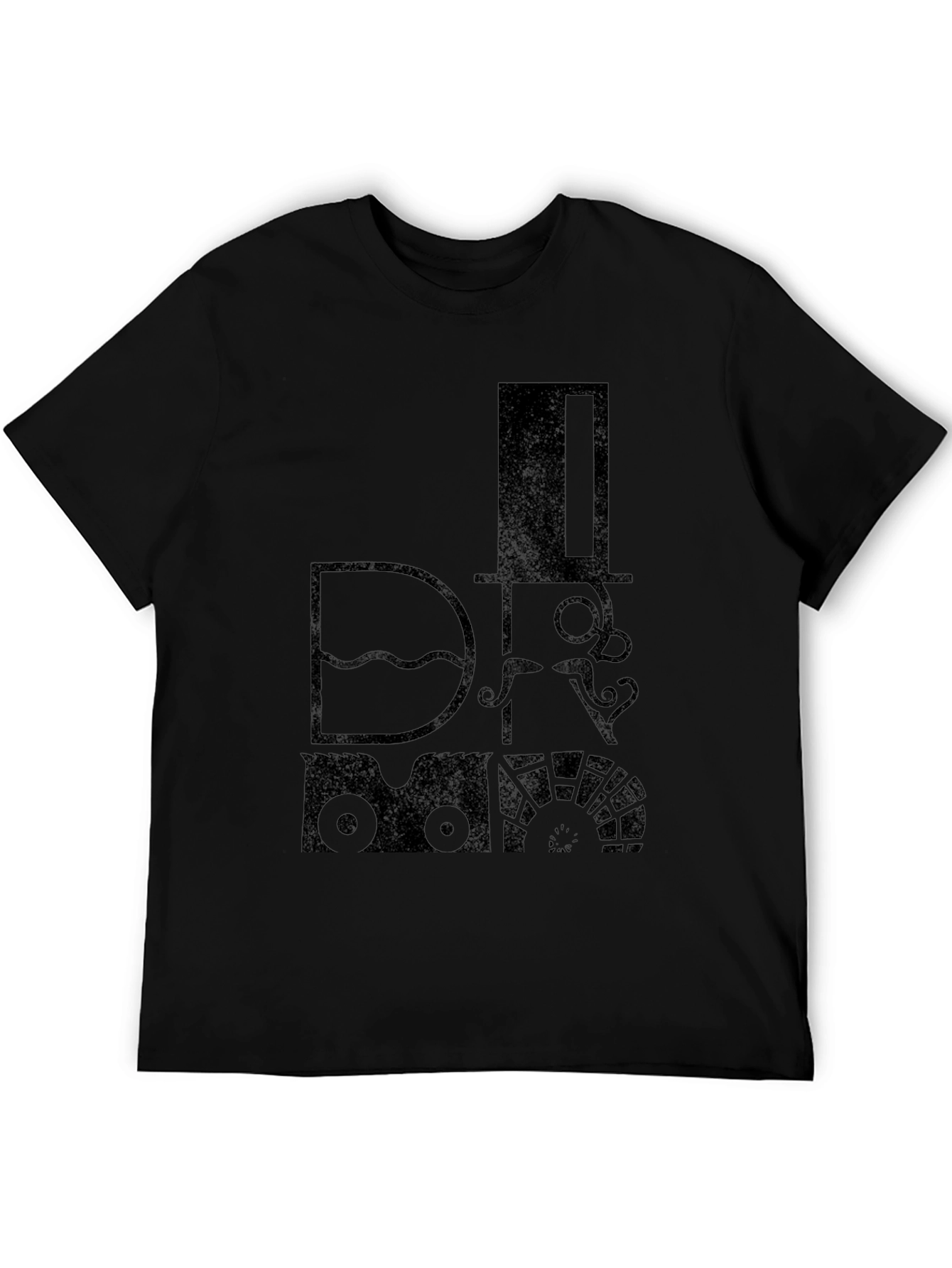 Steampunk Train Graphic T-Shirt - Retro Style