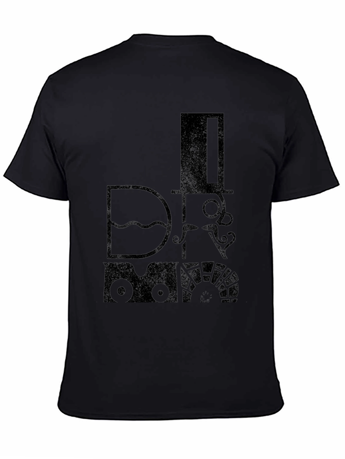 Steampunk Train Graphic T-Shirt - Retro Style
