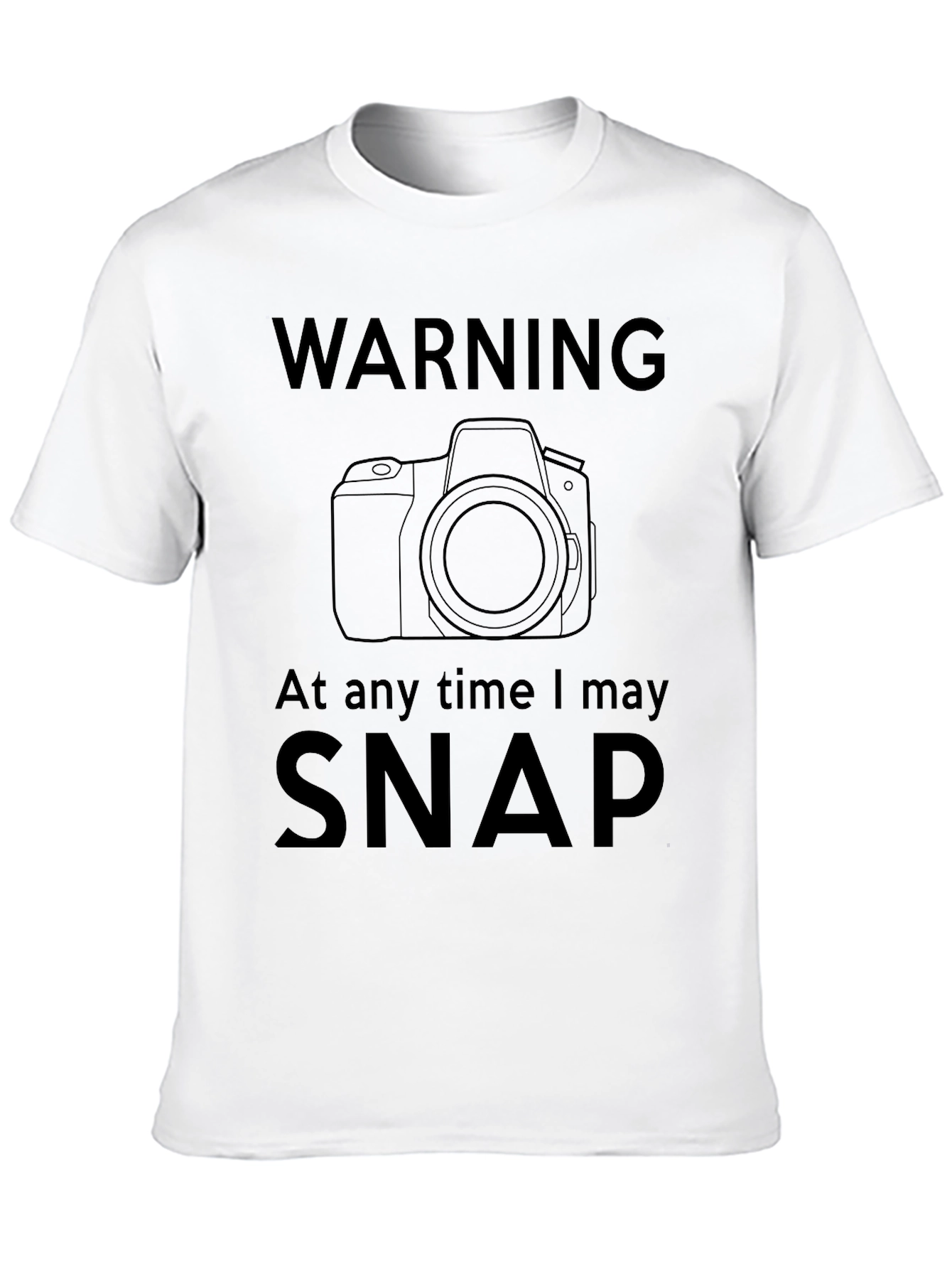Warning I May Snap Photographer T-Shirt