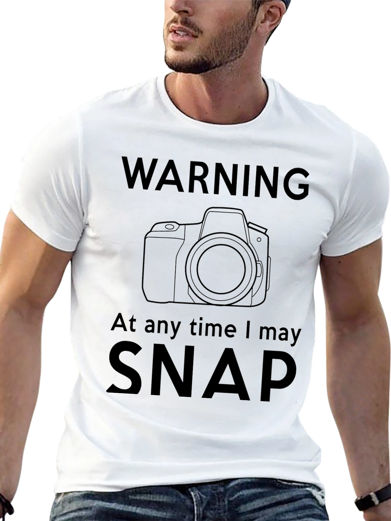 Warning I May Snap Photographer T-Shirt