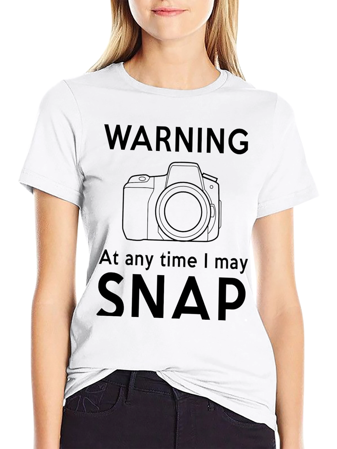 Warning I May Snap Photographer T-Shirt