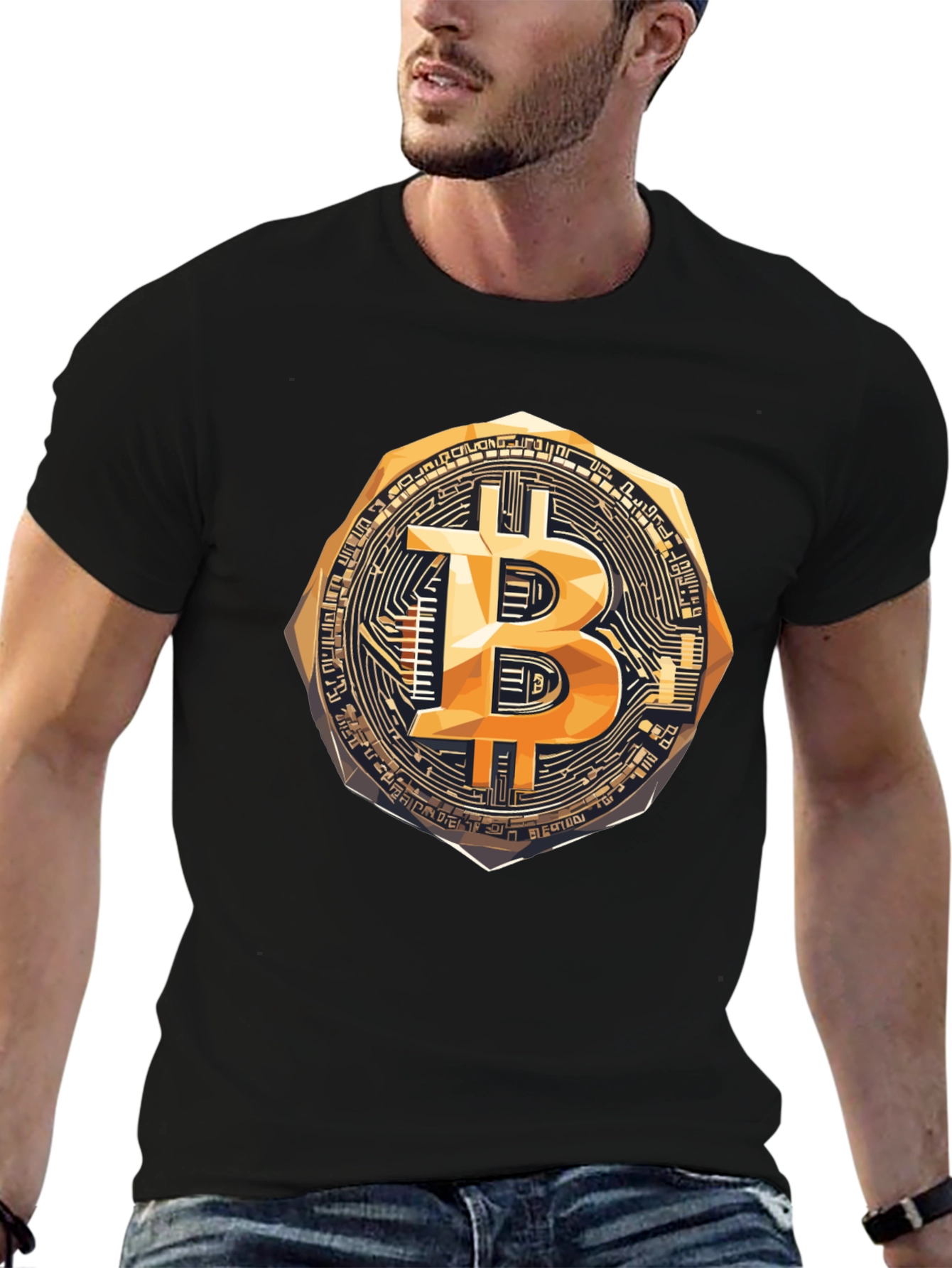 Bitcoin Graphic Tee - Crypto Currency Fashion