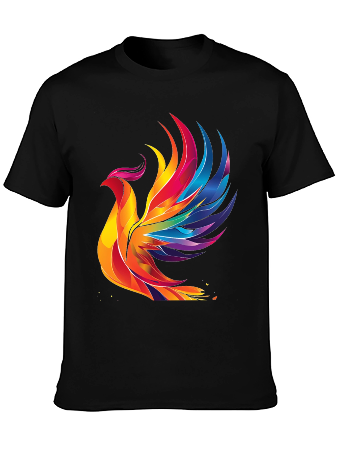 Rainbow Phoenix Graphic Tee