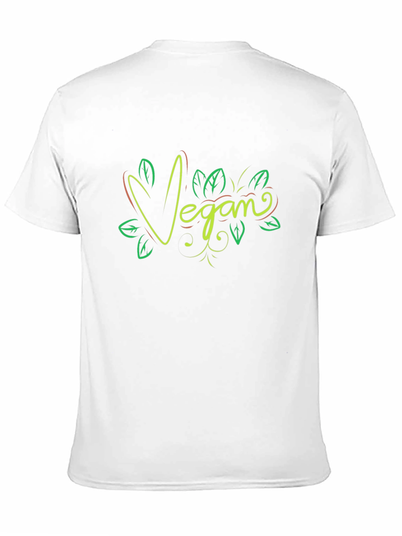 Vegan Graphic Print Black T-Shirt