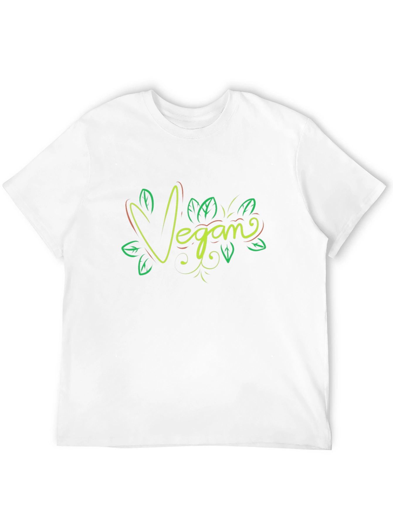 Vegan Graphic Print Black T-Shirt