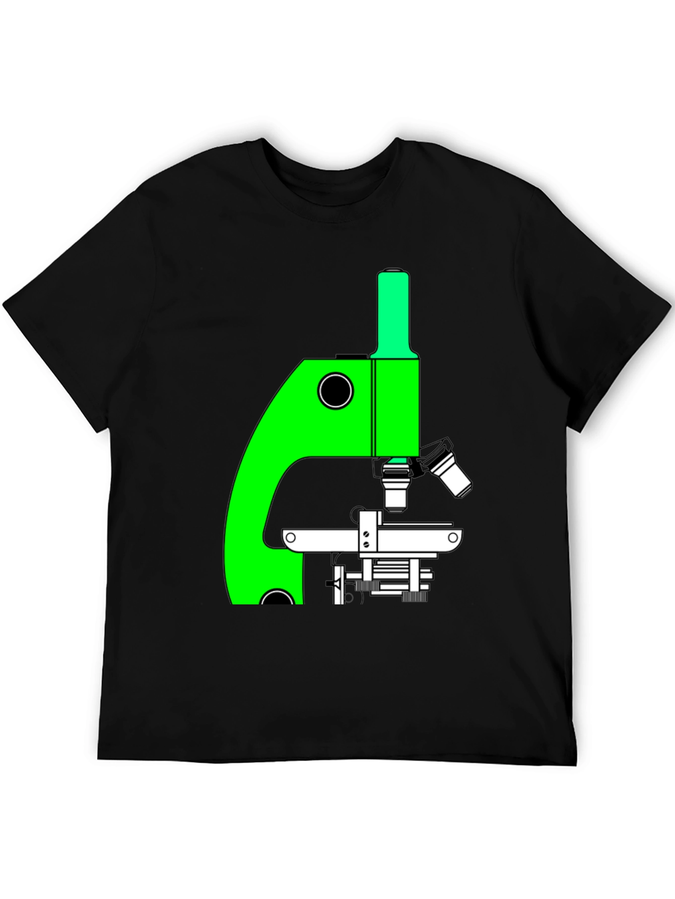 Science Tee: Microscope Graphic T-Shirt