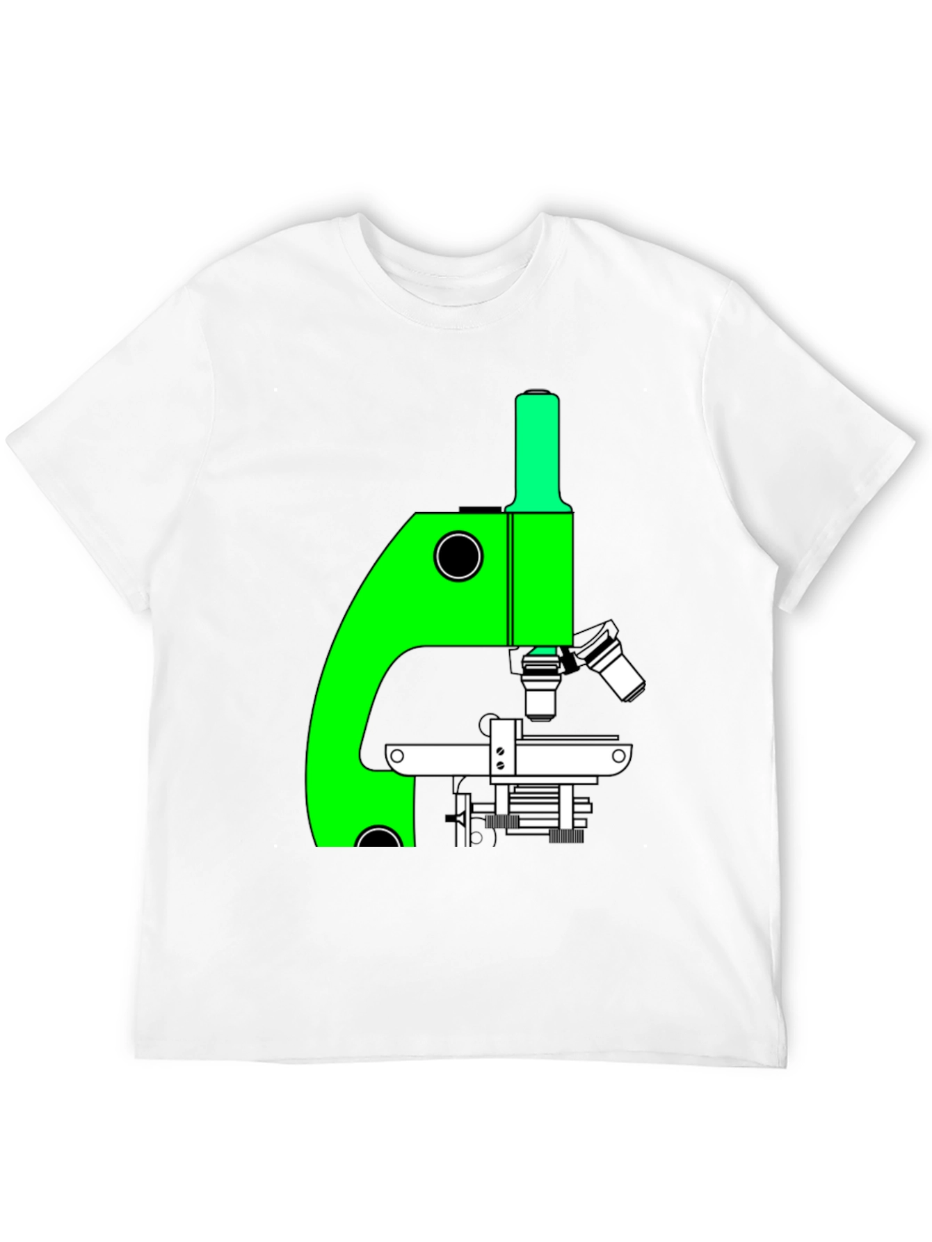 Science Tee: Microscope Graphic T-Shirt
