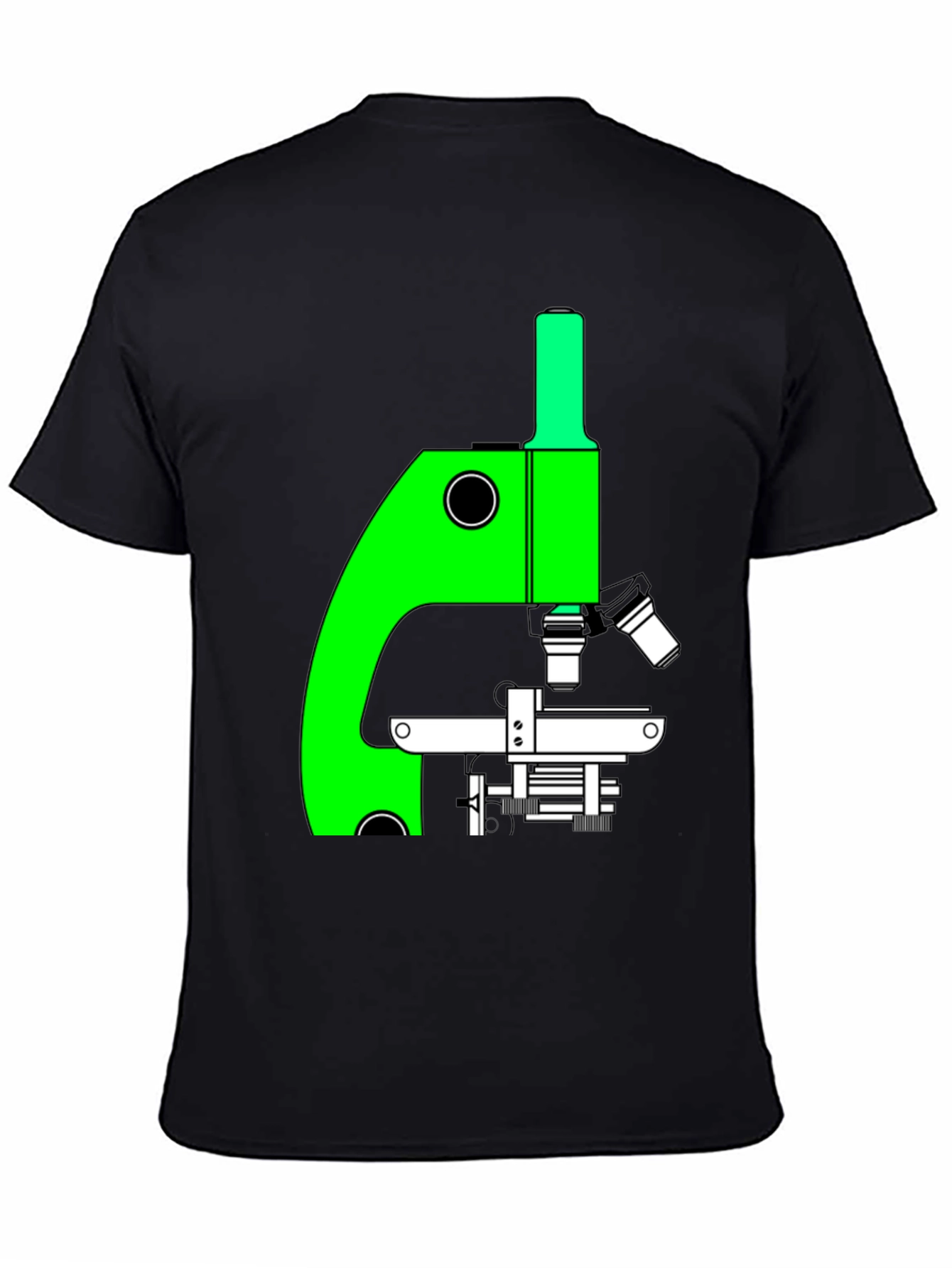 Science Tee: Microscope Graphic T-Shirt