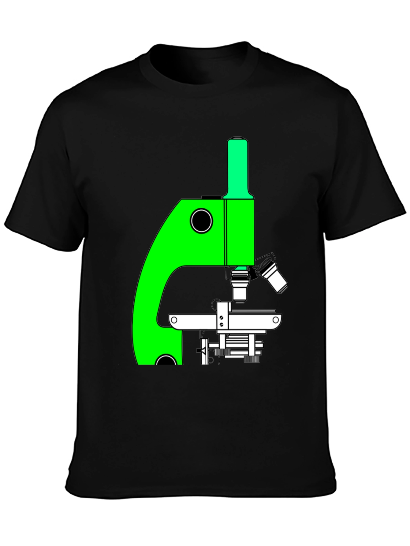 Science Tee: Microscope Graphic T-Shirt
