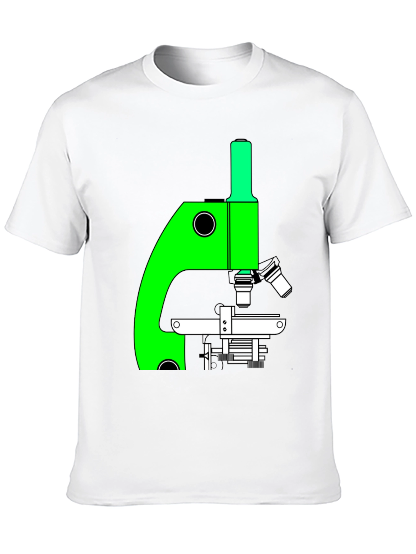 Science Tee: Microscope Graphic T-Shirt