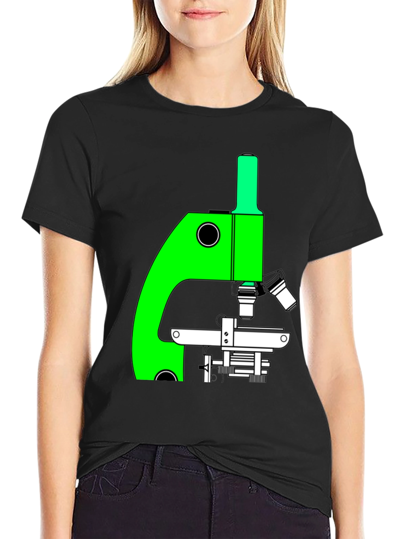Science Tee: Microscope Graphic T-Shirt
