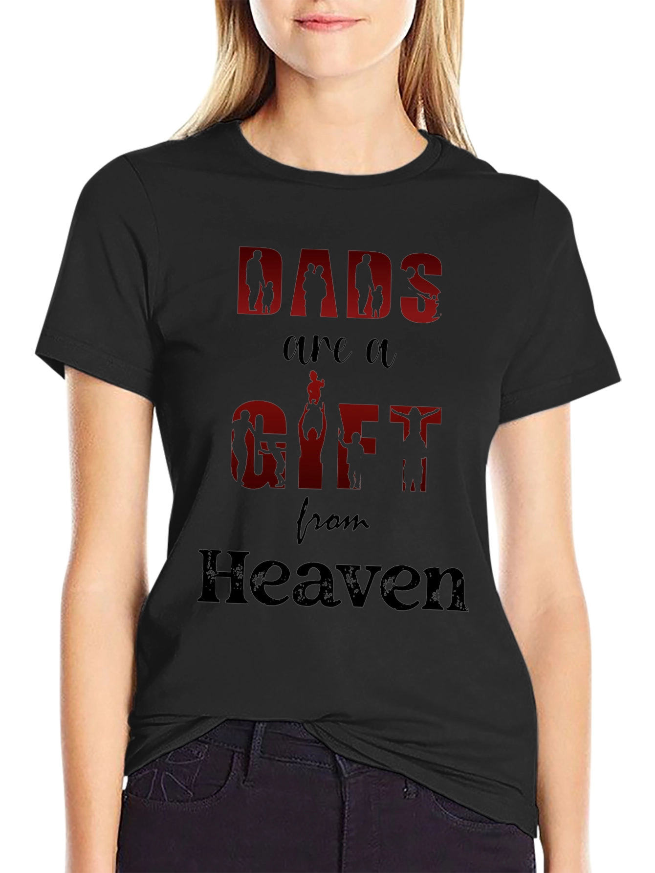 Dads are a Gift from Heaven Graphic T-Shirt