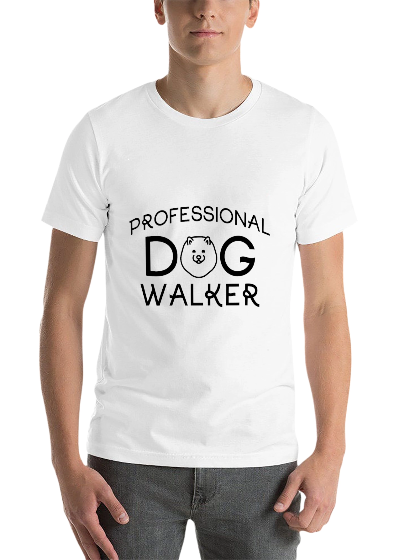 Professional Dog Walker T-Shirt - Black