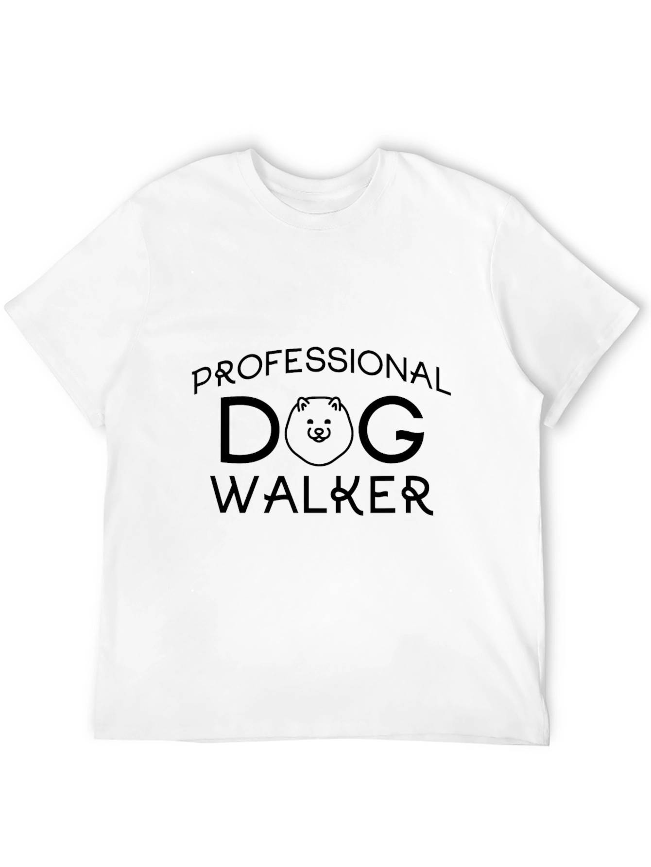 Professional Dog Walker T-Shirt - Black