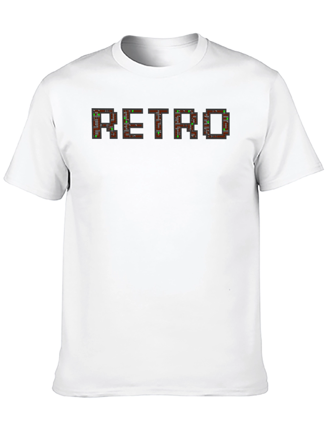 Retro Gaming Tee - Pixelated Design Shirt