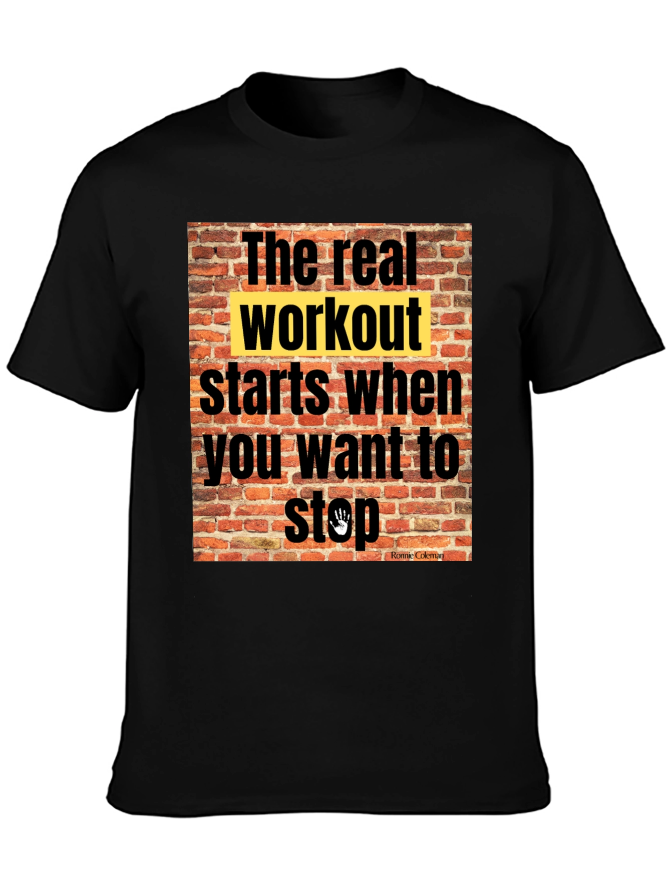 Workout Motivation T-Shirt: The Real Workout