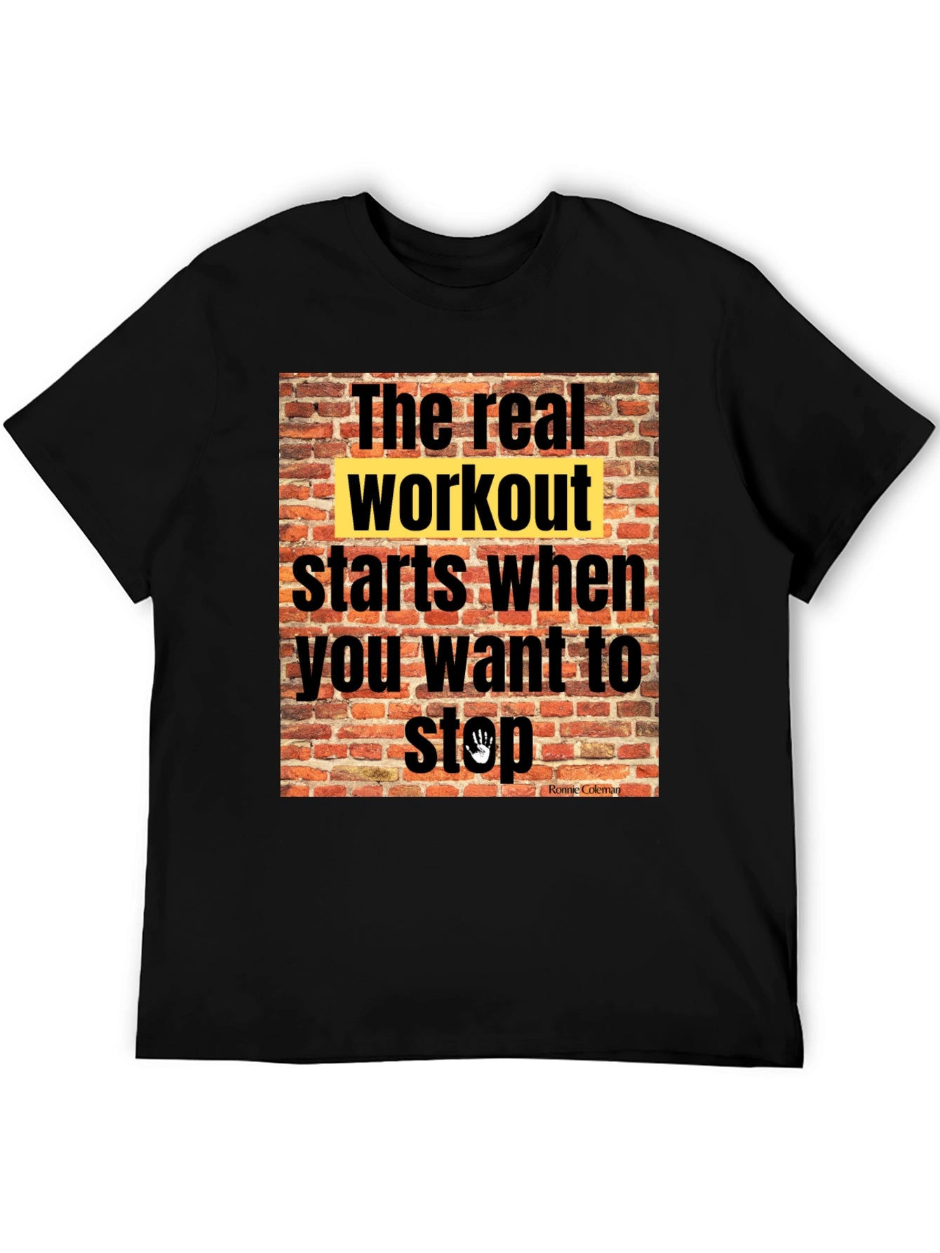 Workout Motivation T-Shirt: The Real Workout