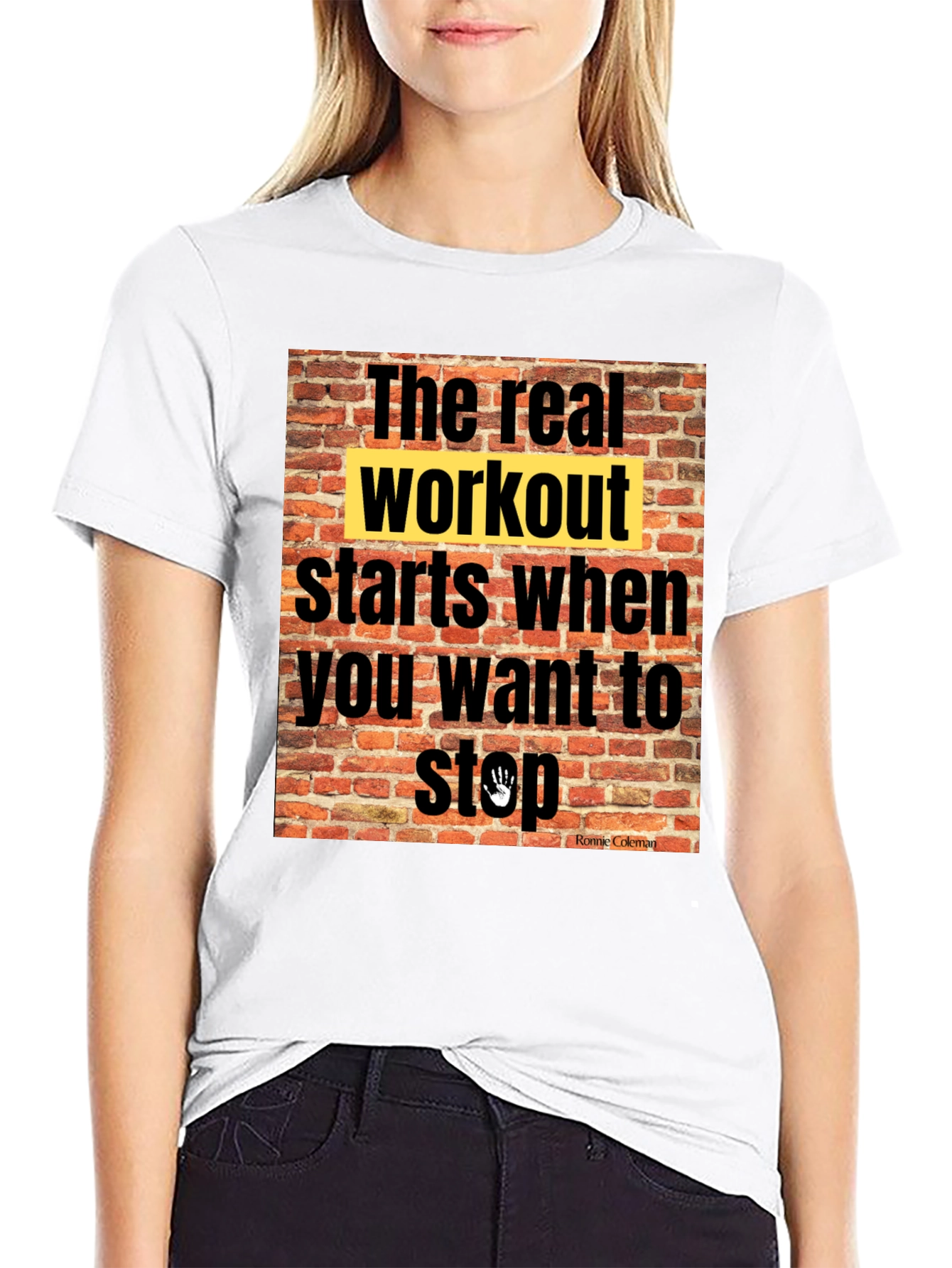 Workout Motivation T-Shirt: The Real Workout