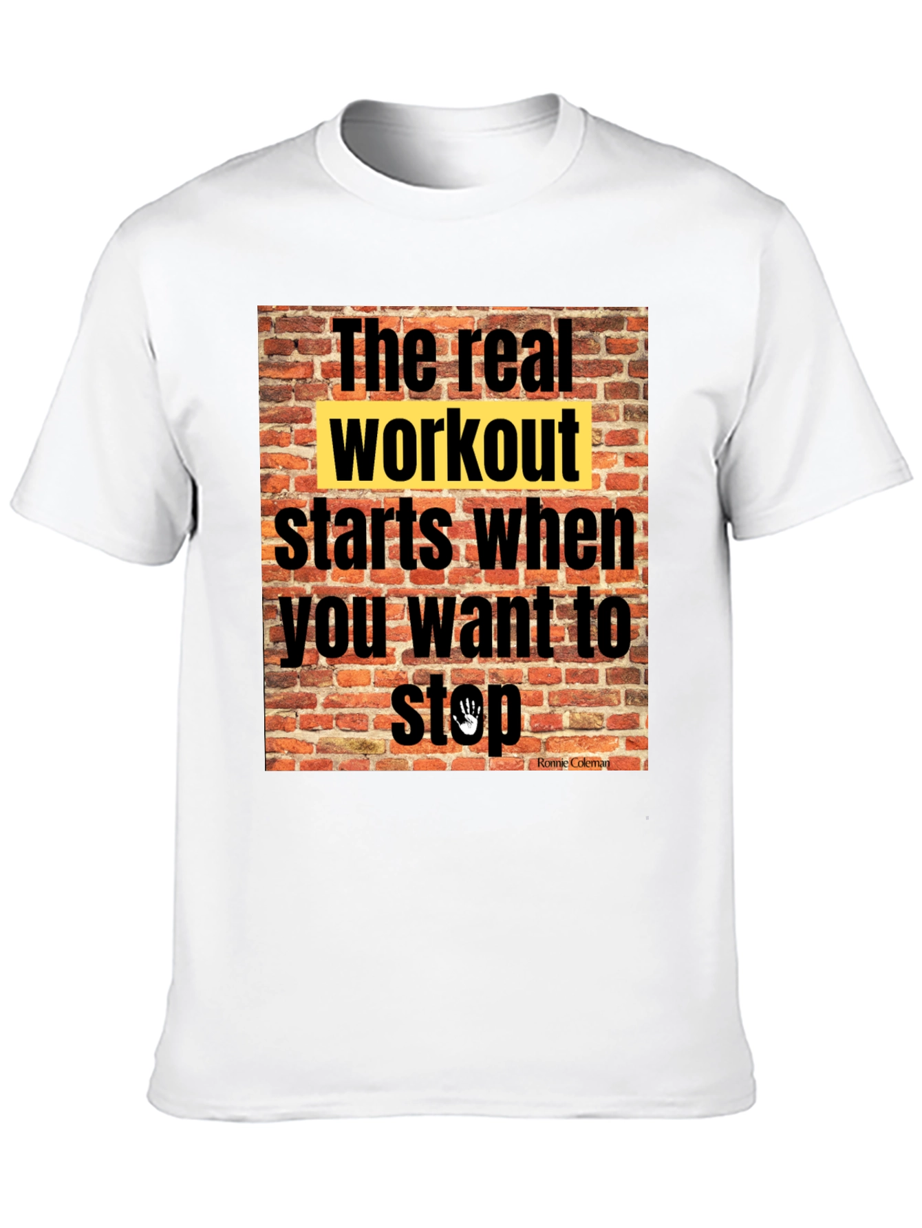 Workout Motivation T-Shirt: The Real Workout