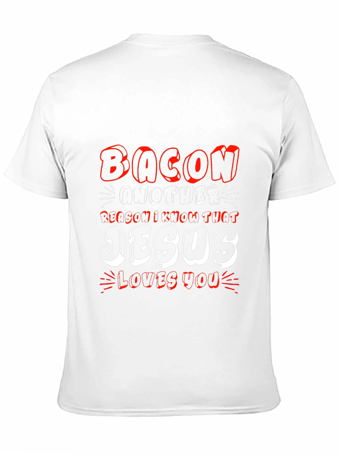 Bacon Jesus Graphic Tee
