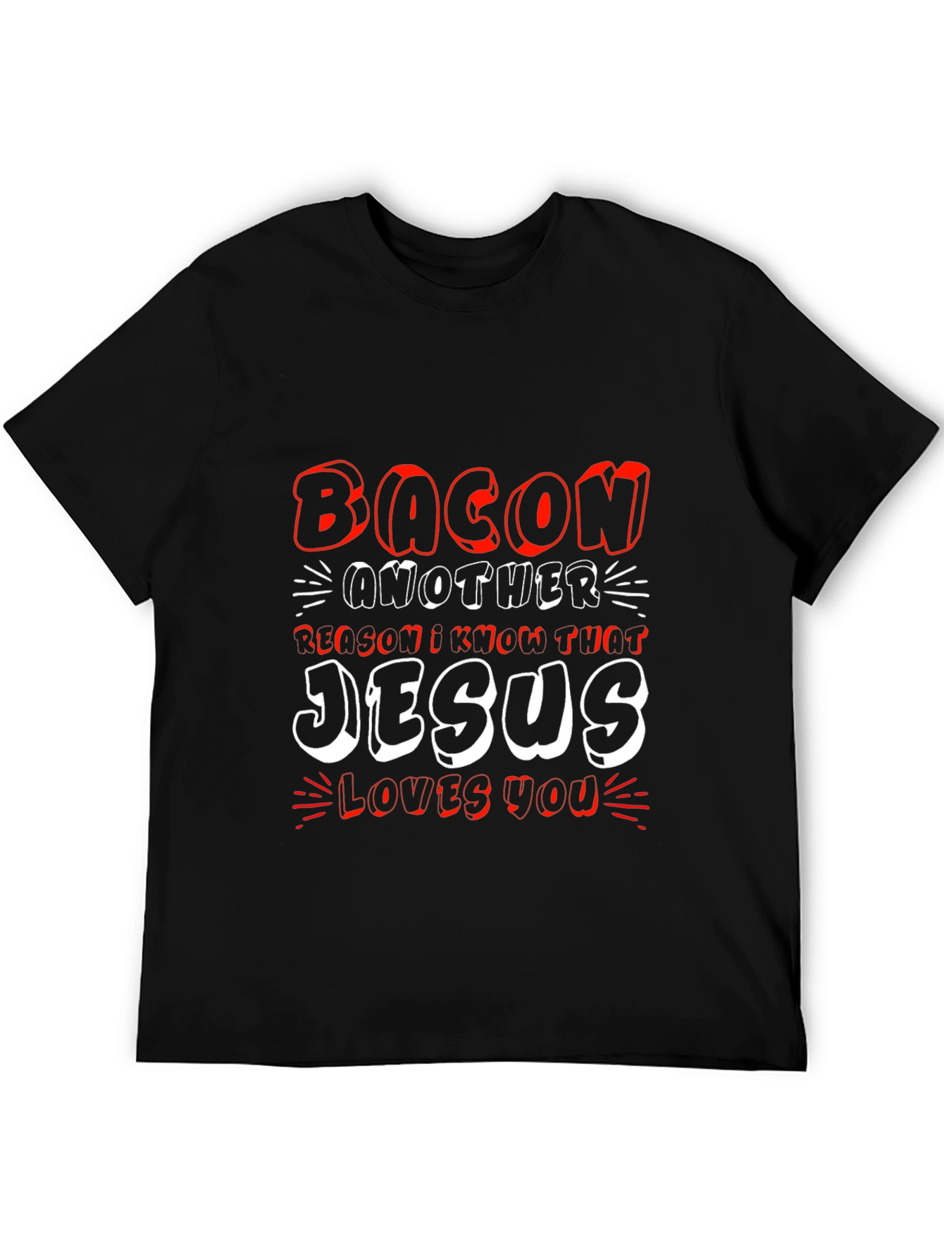 Bacon Jesus Graphic Tee
