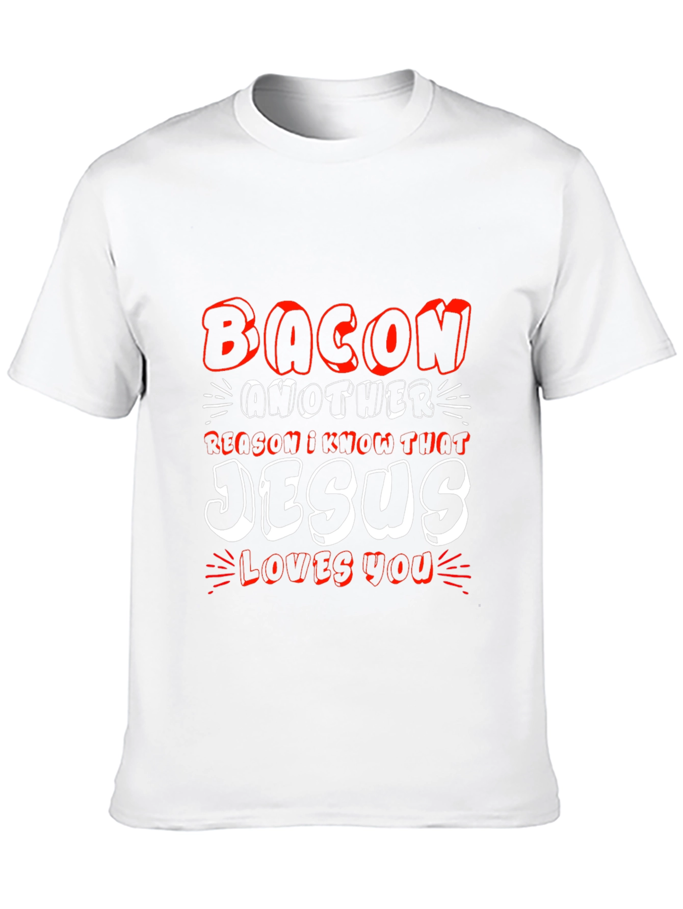 Bacon Jesus Graphic Tee