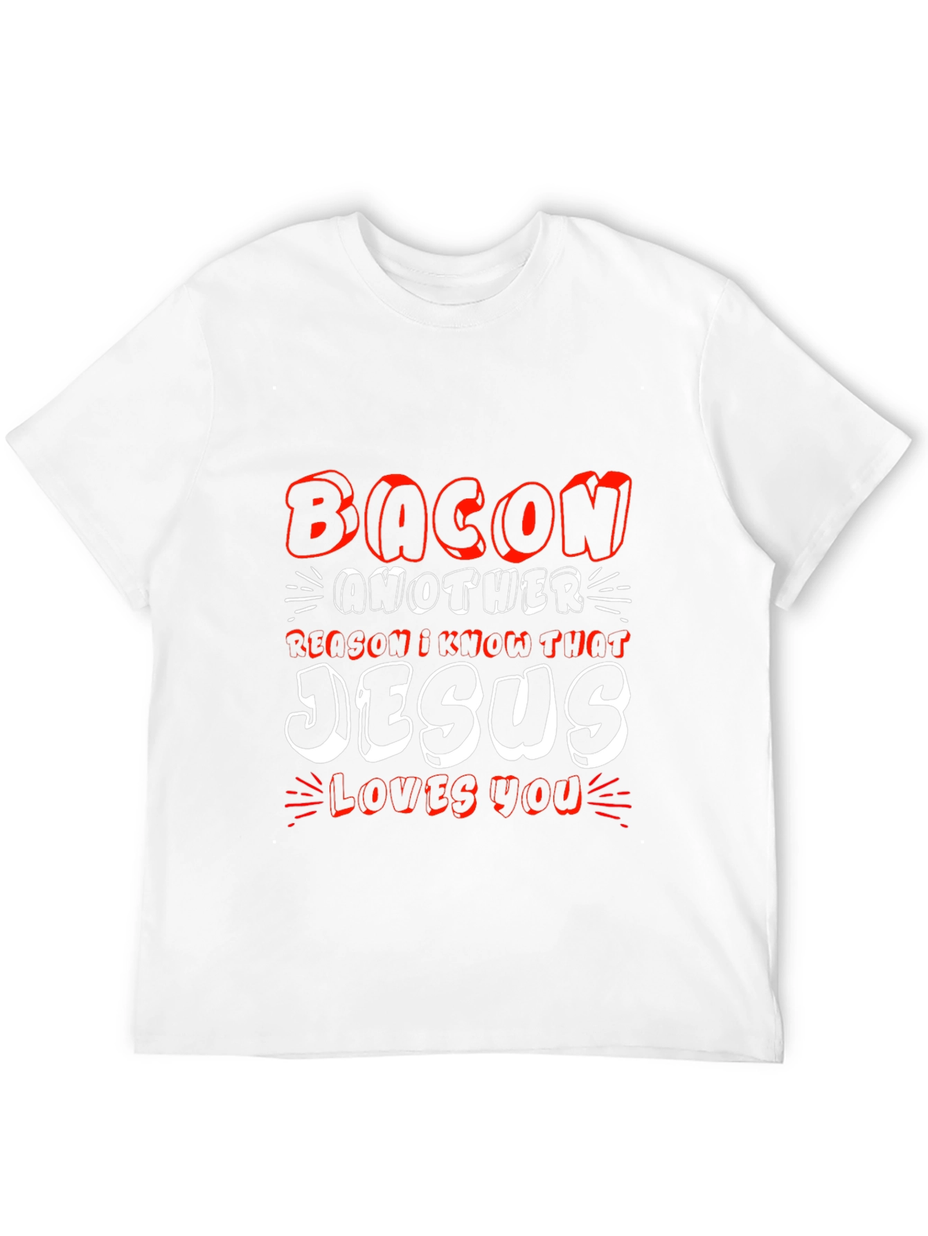Bacon Jesus Graphic Tee