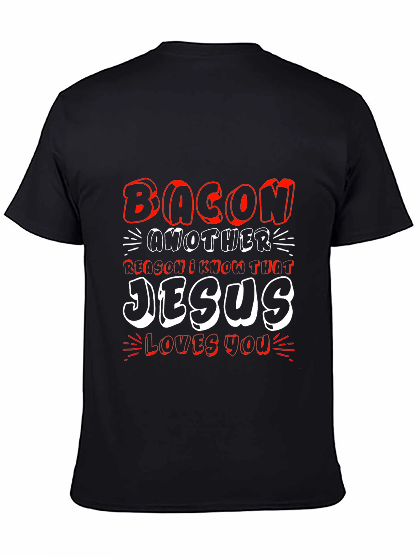 Bacon Jesus Graphic Tee