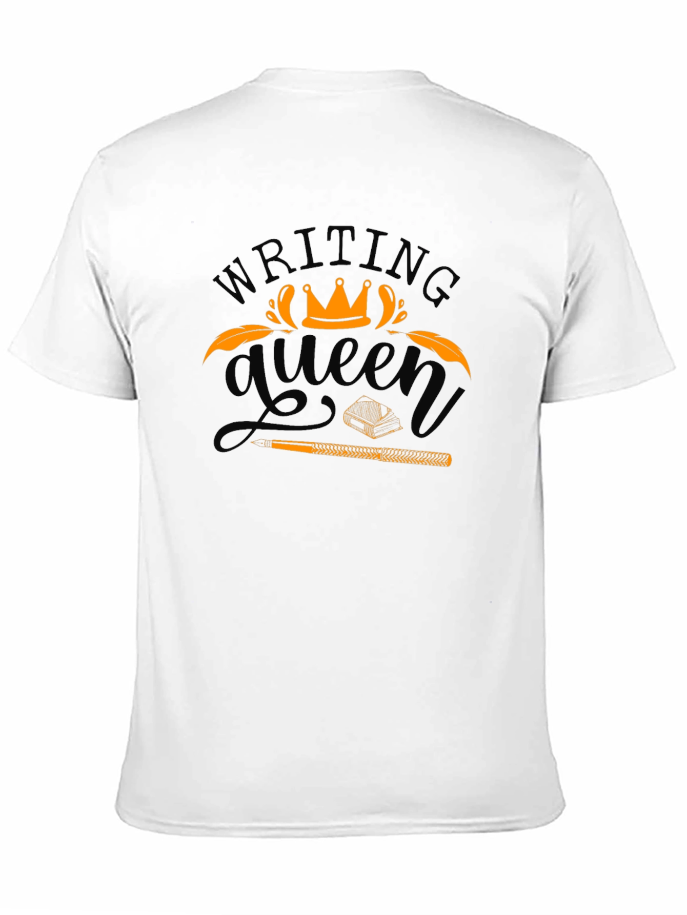 Writing Queen Black T-Shirt
