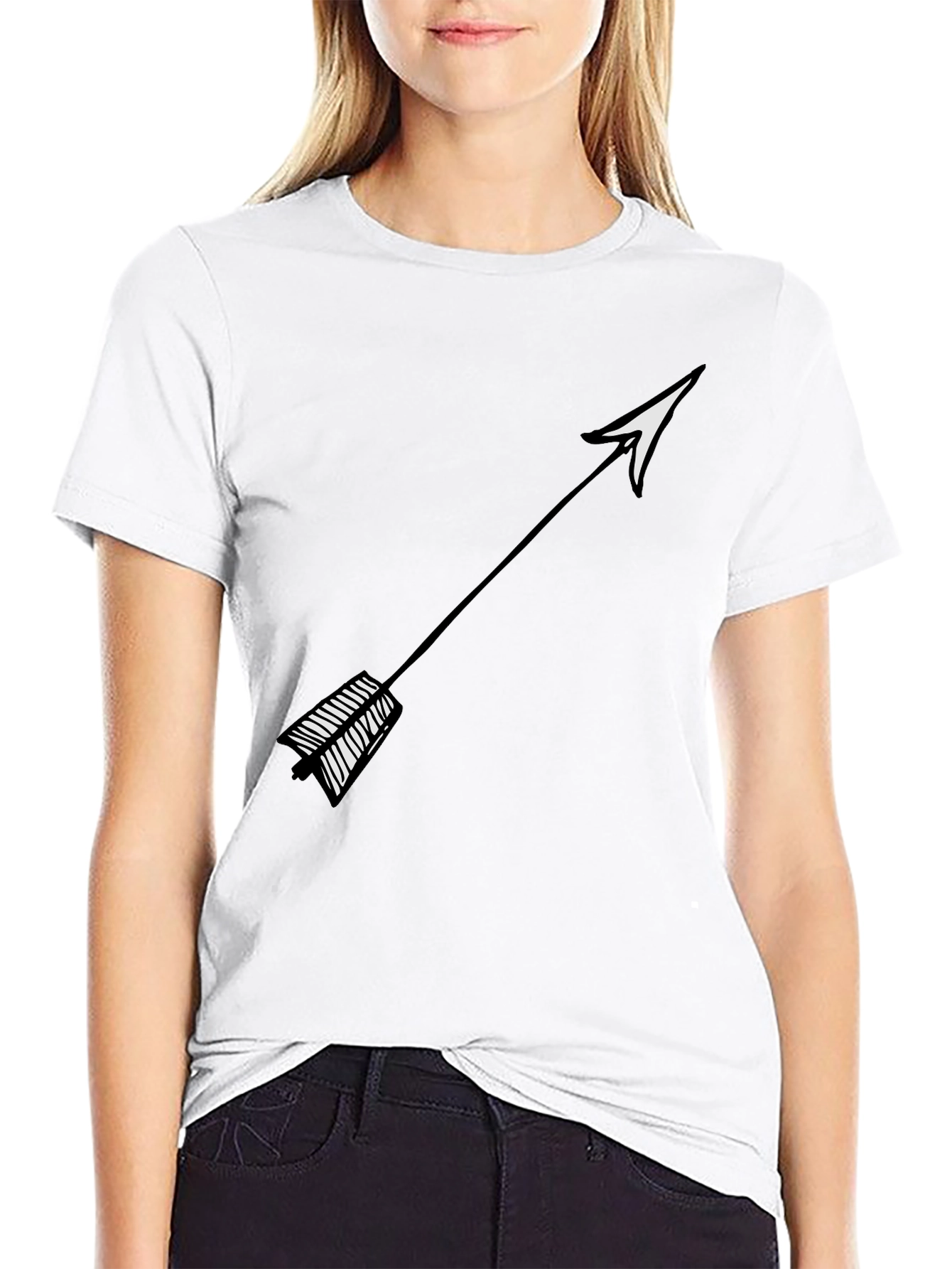 Arrow Graphic Tee - Trendy Casual Wear