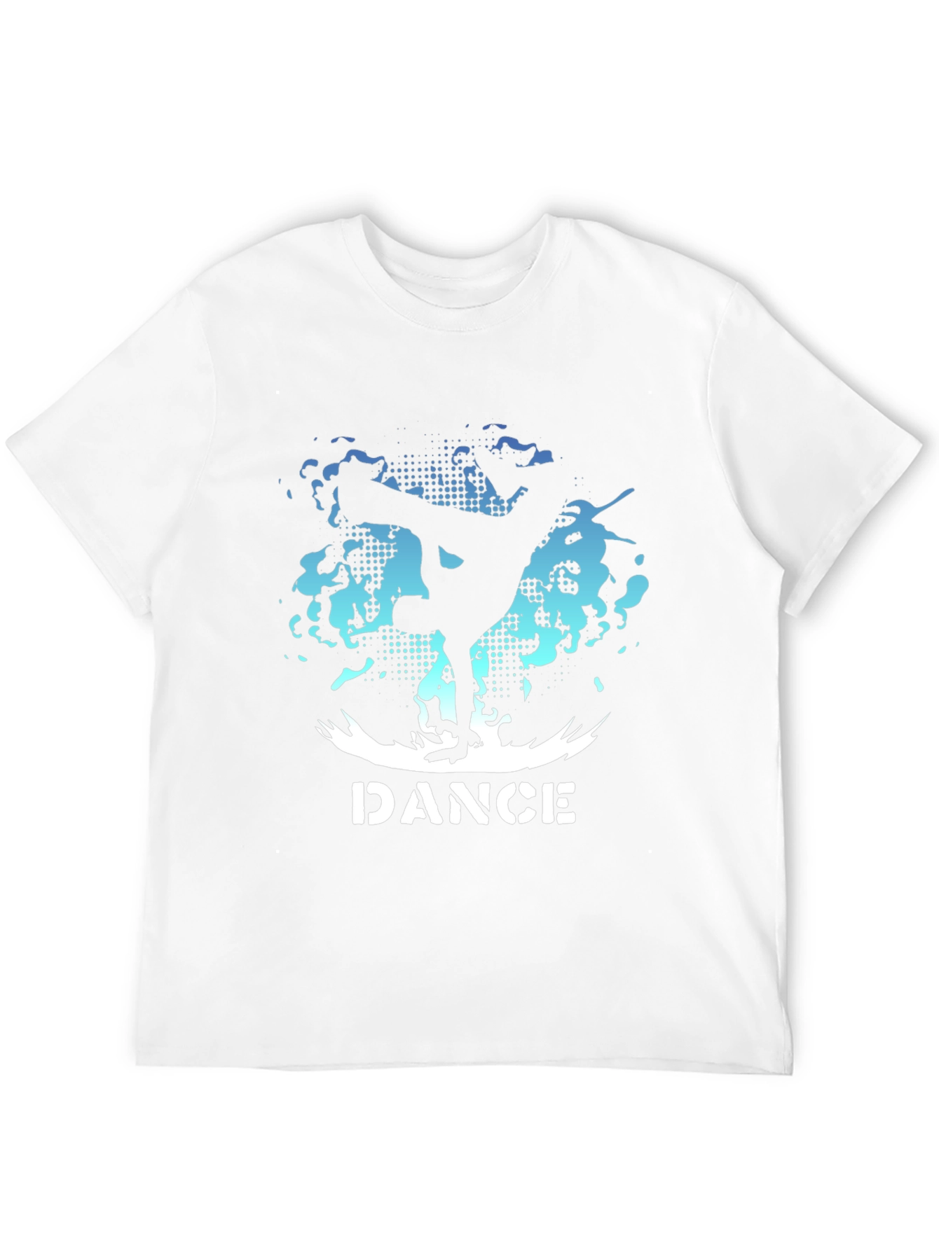 Dance Graphic Tee - Black Crew Neck T-Shirt