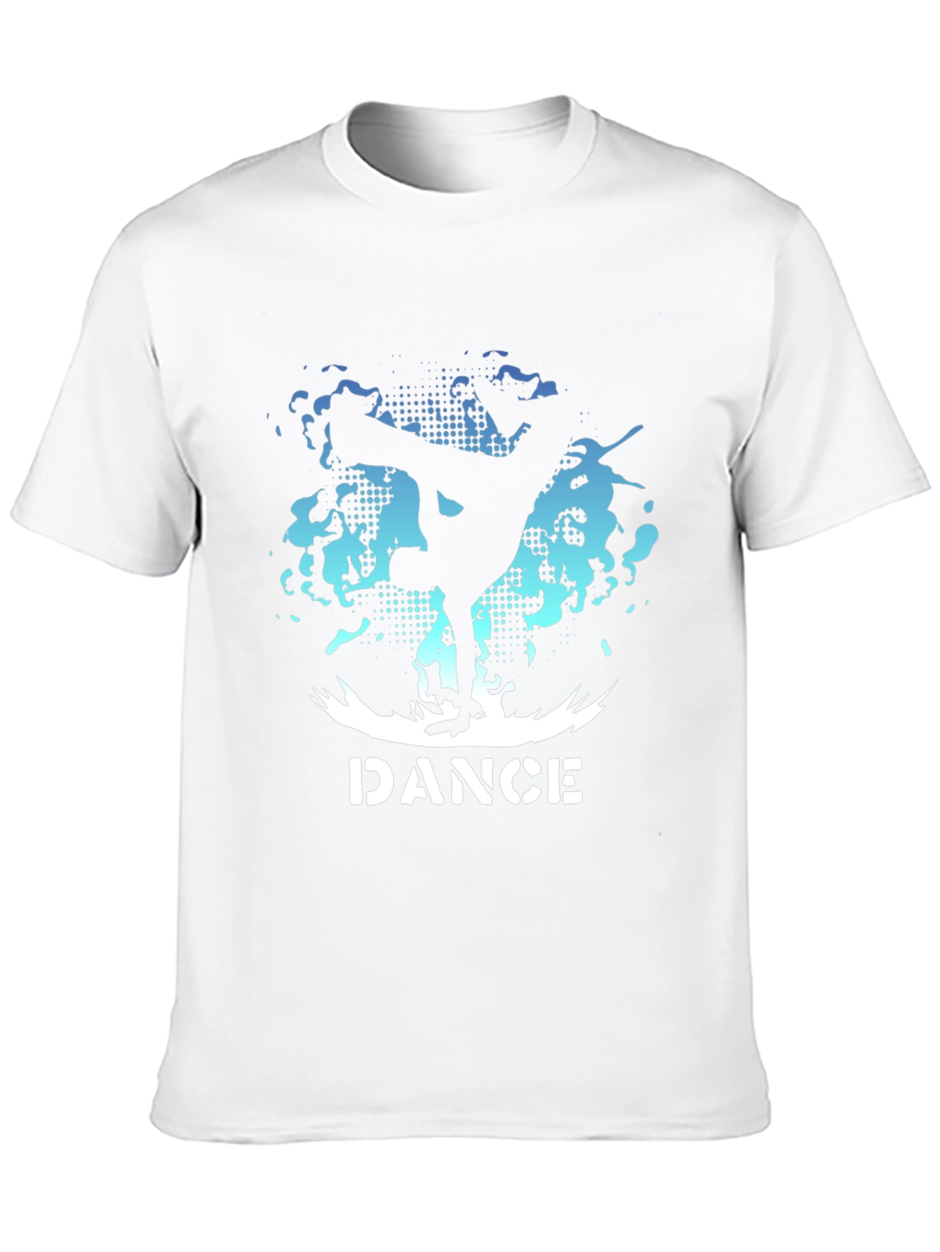 Dance Graphic Tee - Black Crew Neck T-Shirt