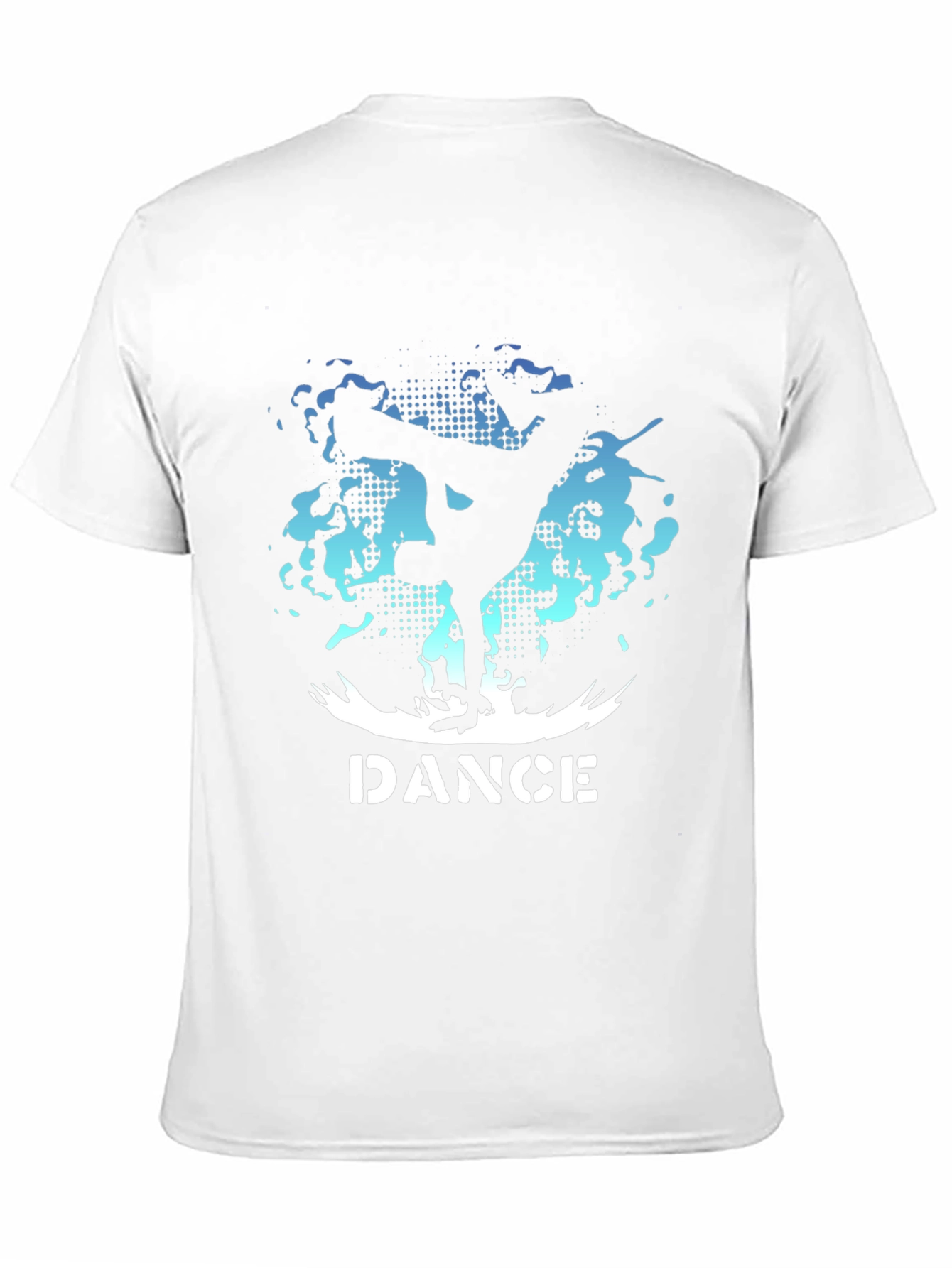 Dance Graphic Tee - Black Crew Neck T-Shirt